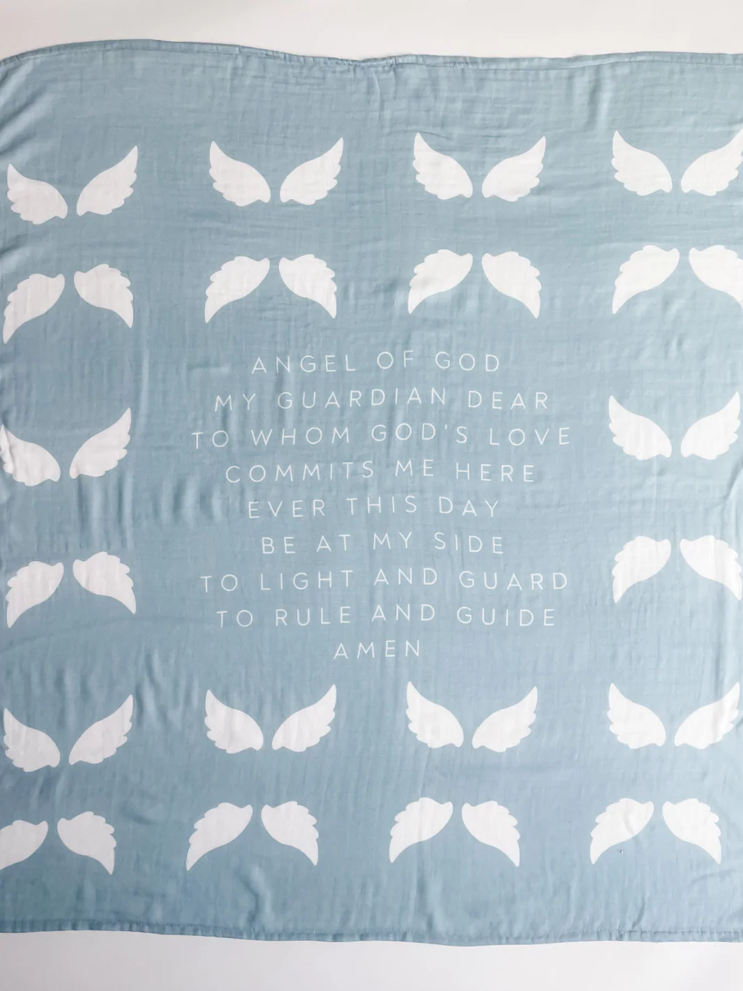 Guardian Angel Baby Swaddle (Blue) - Image 2
