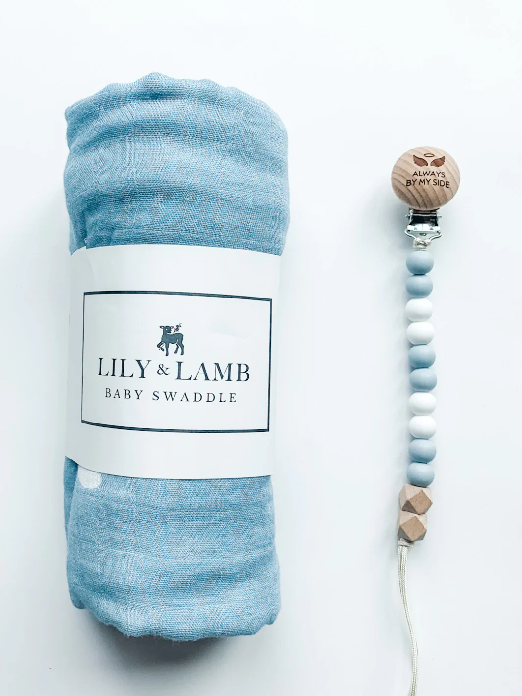 Guardian Angel Baby Swaddle (Blue) - Image 7