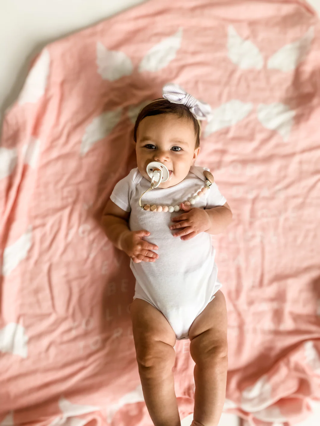 Guardian Angel Baby Swaddle (Pink) - Image 3
