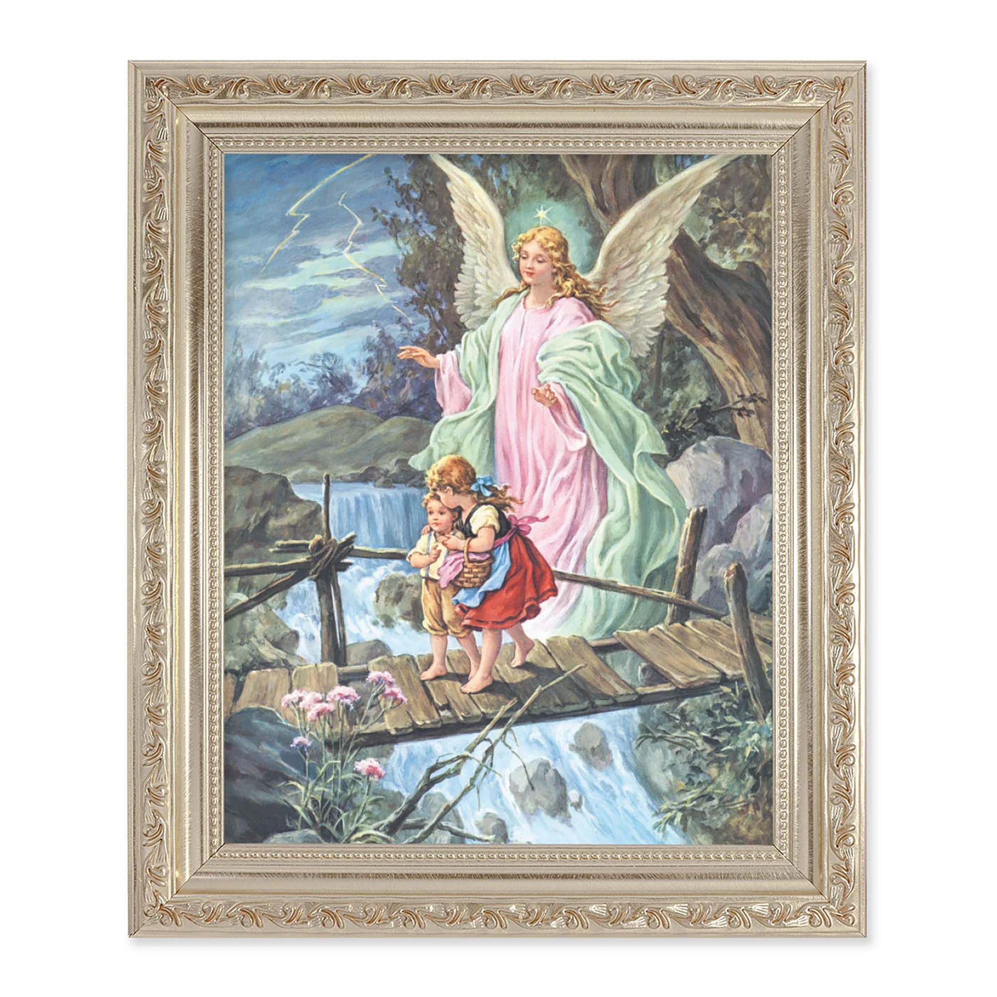Guardian Angel Framed Print - Multiple Frame Styles - Image 3