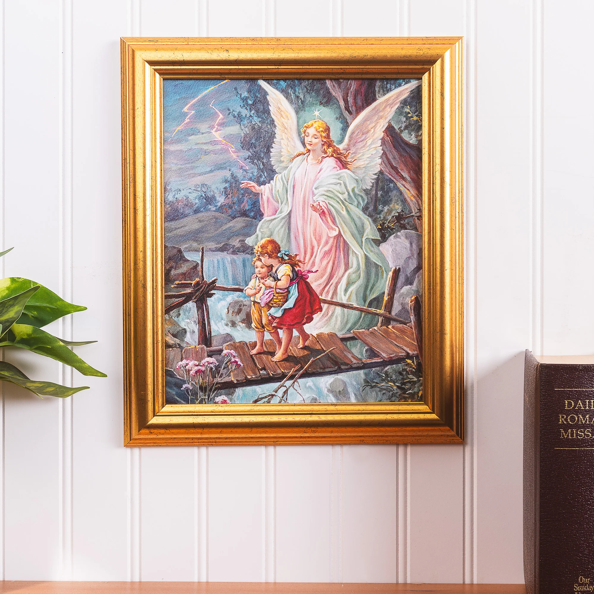 Guardian Angel Framed Print - Multiple Frame Styles - Image 4