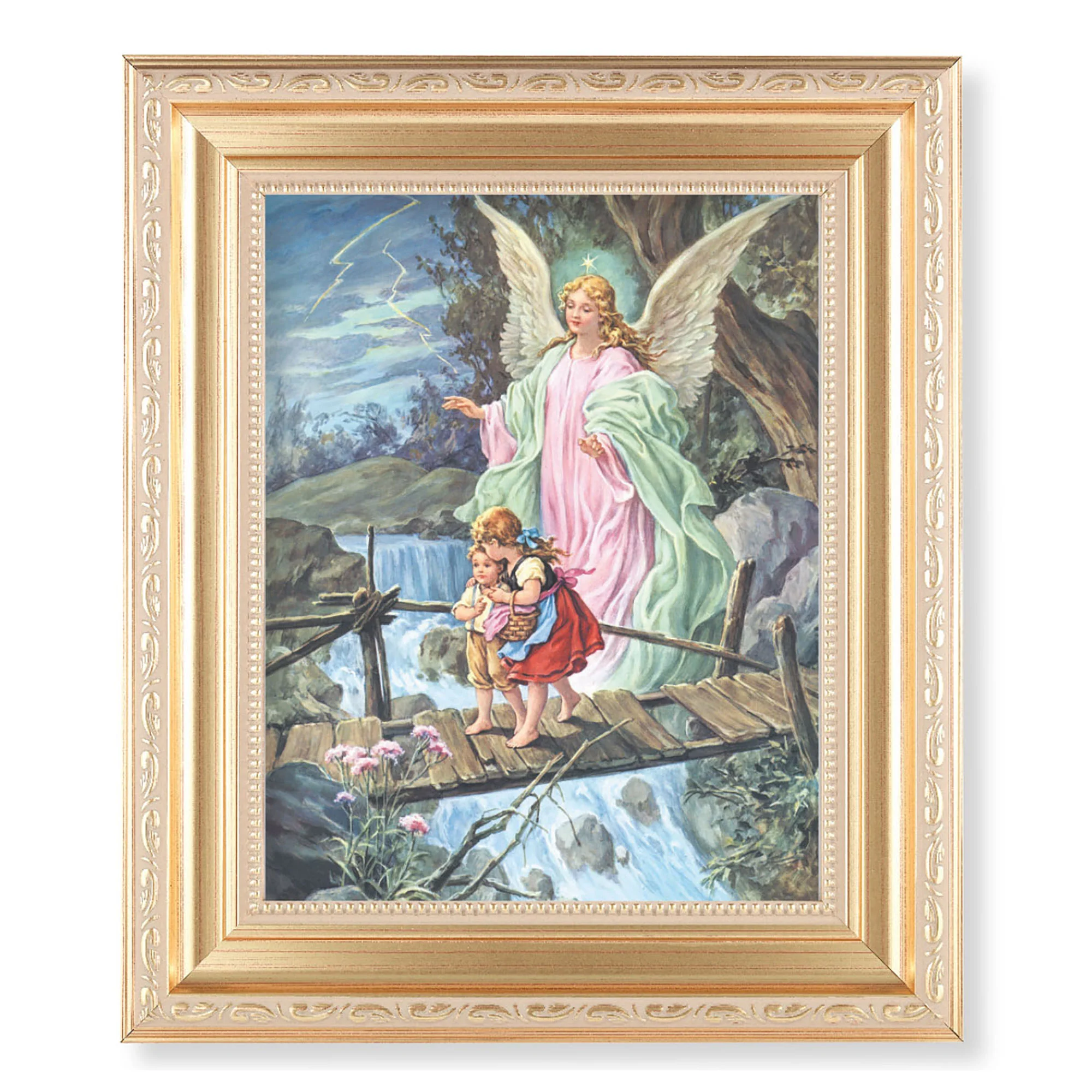 Guardian Angel Framed Print - Multiple Frame Styles - Image 6