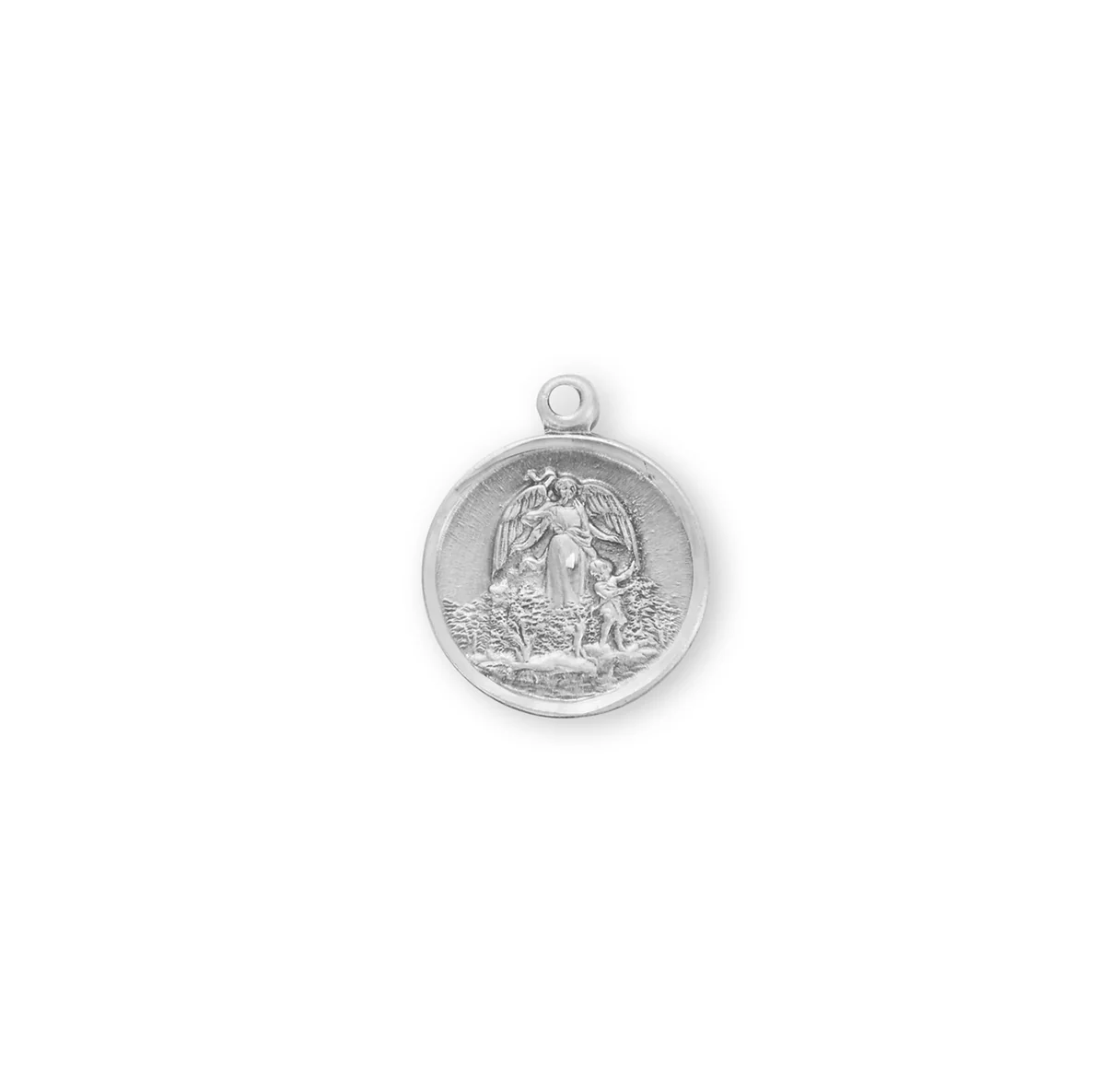Guardian Angel Petite Sterling Silver Necklace