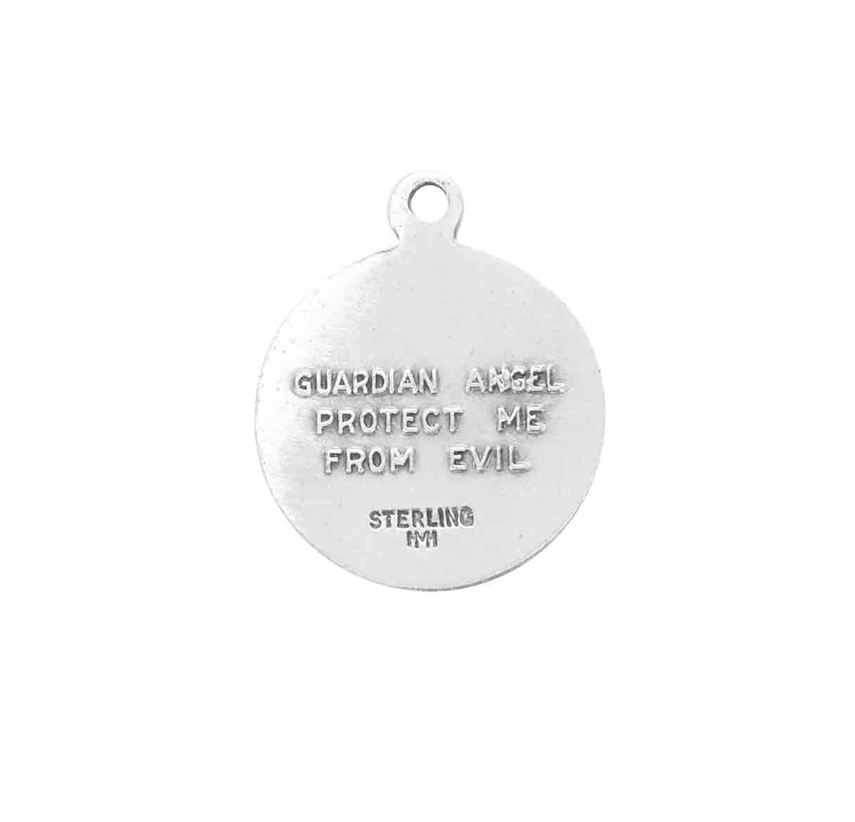 Guardian Angel Petite Sterling Silver Necklace - Image 2