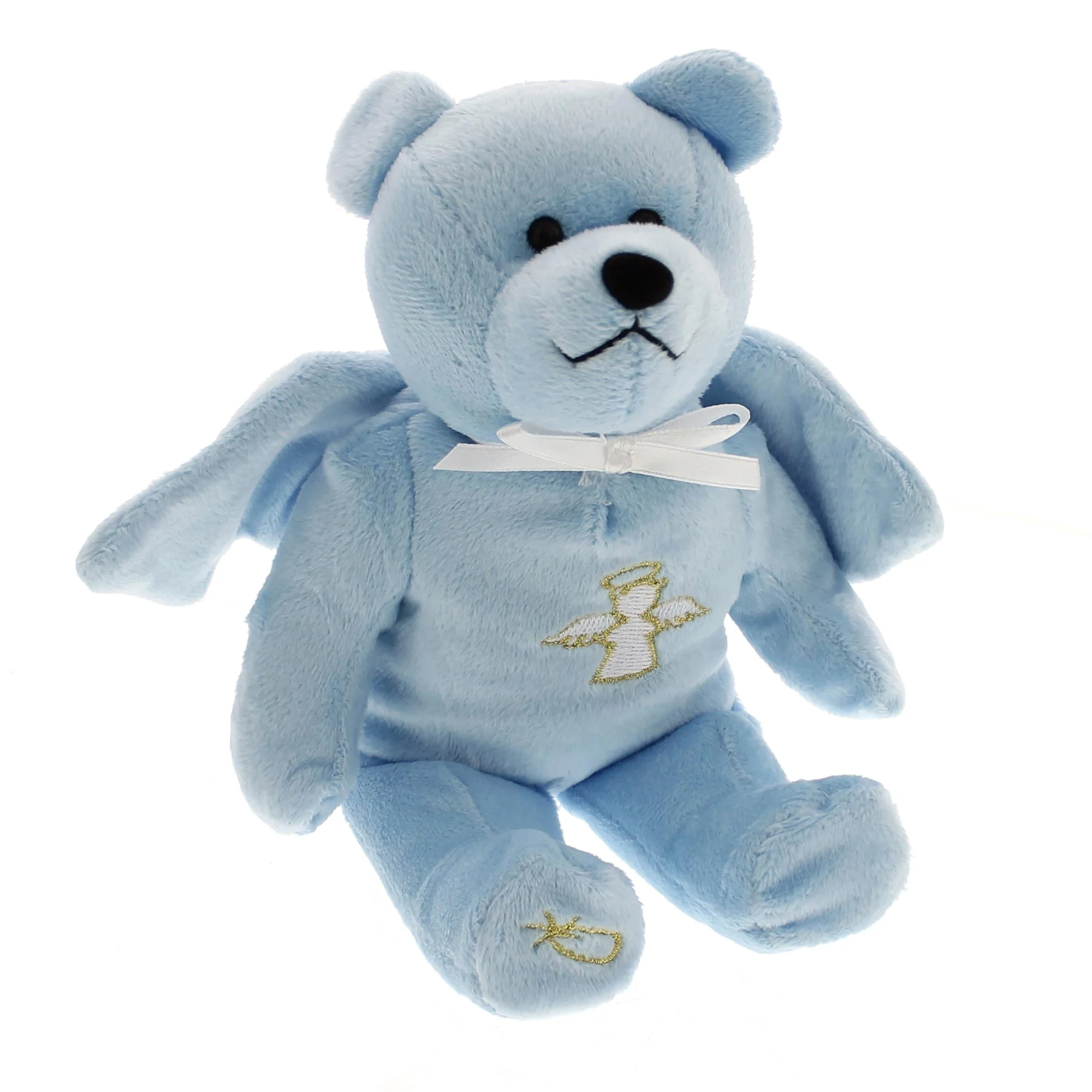 Guardian Angel Plush Bear – Blue or Pink - Image 6