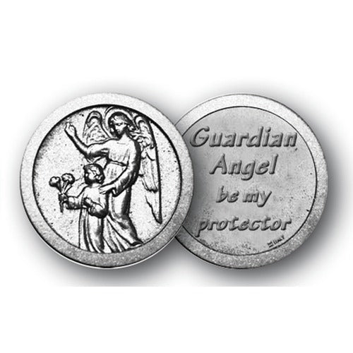 Guardian Angel Pocket Coin & Prayer Card Set - Image 2