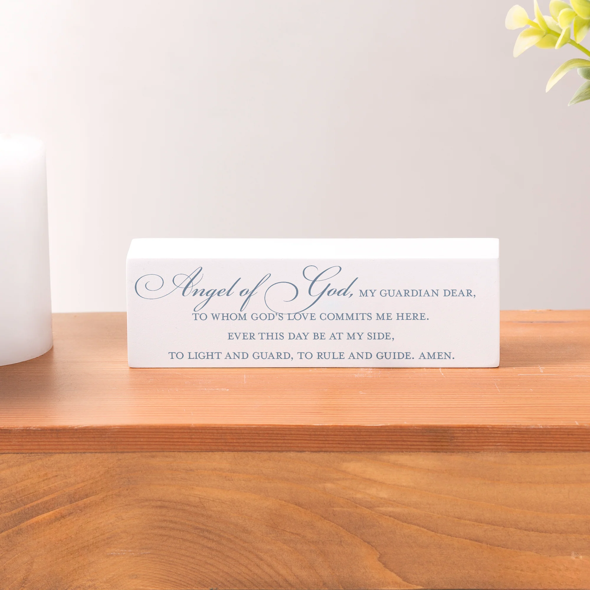 Guardian Angel Prayer Block - Image 2