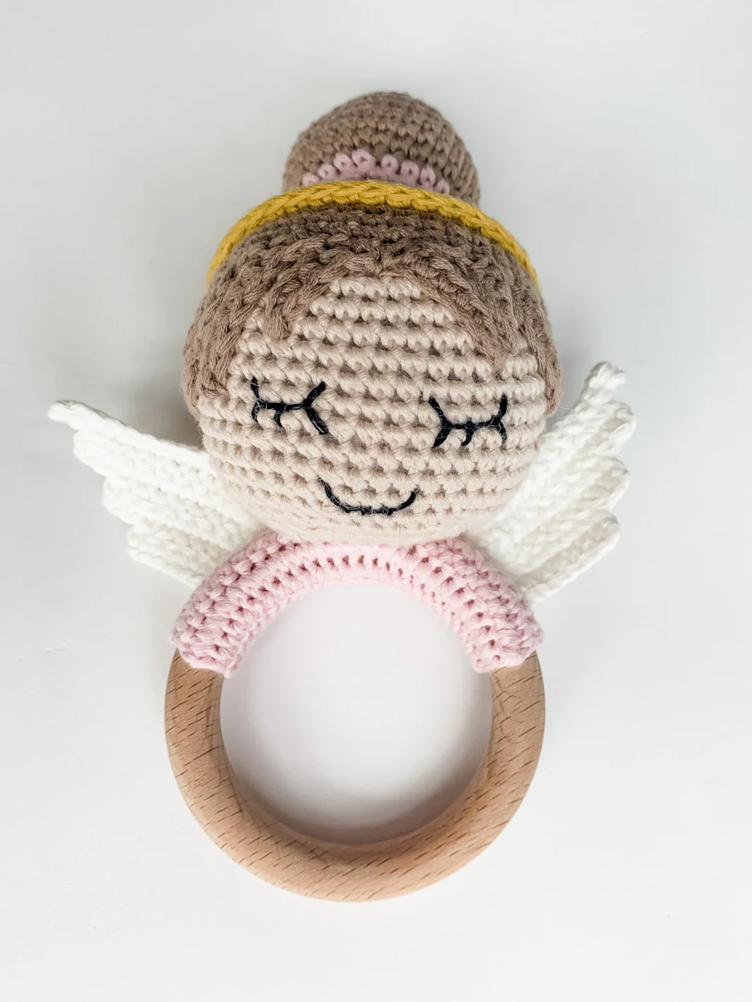Guardian Angel Rattle (Girl)