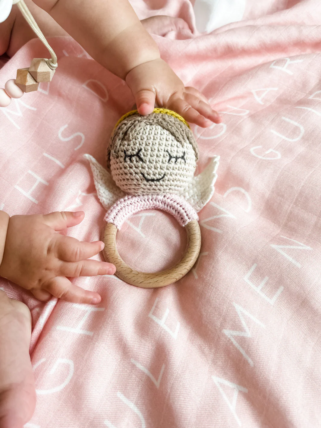 Guardian Angel Rattle (Girl) - Image 3
