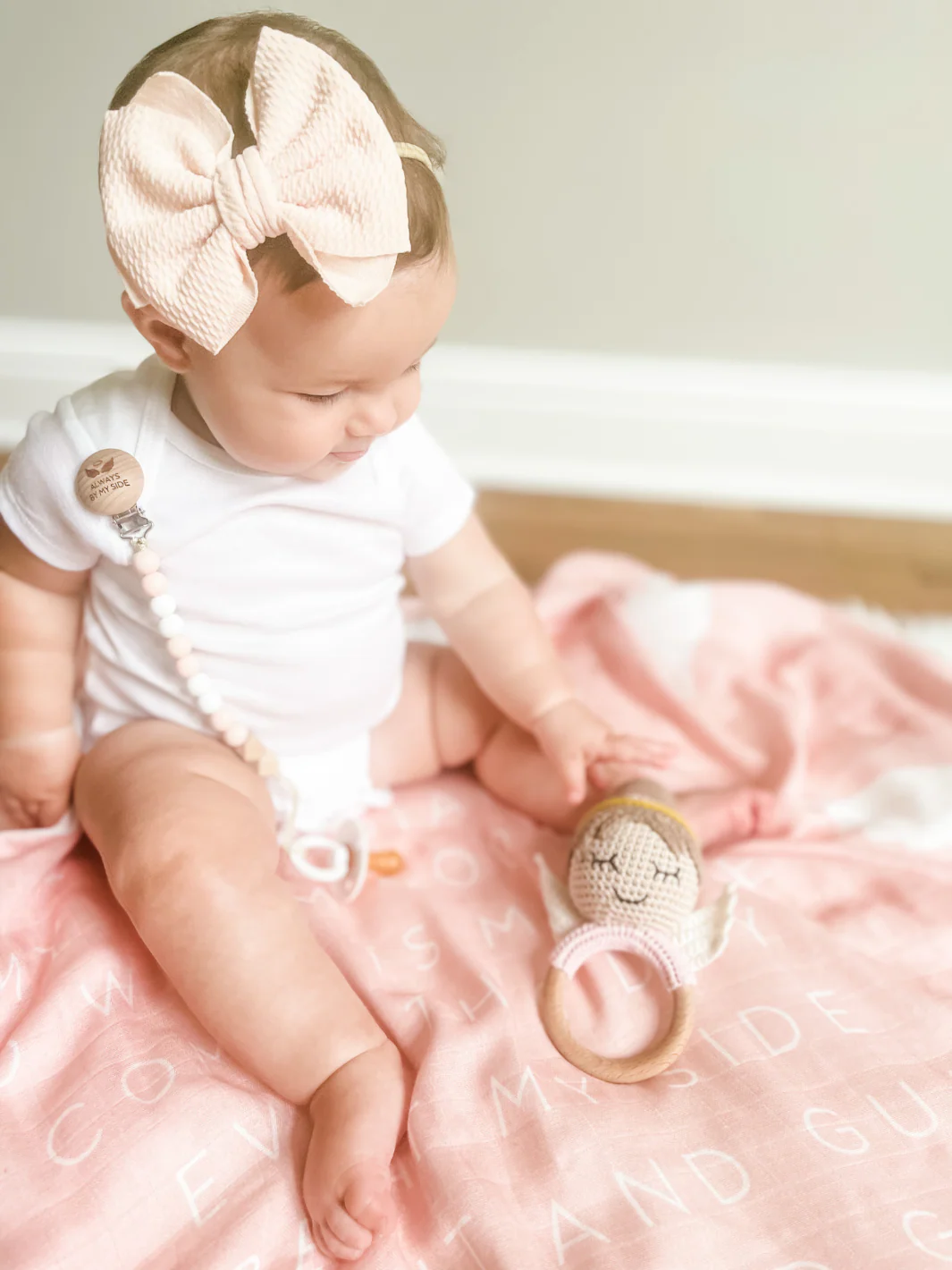 Guardian Angel Rattle (Girl) - Image 4