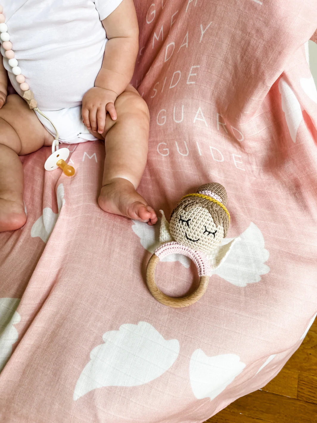 Guardian Angel Rattle (Girl) - Image 5