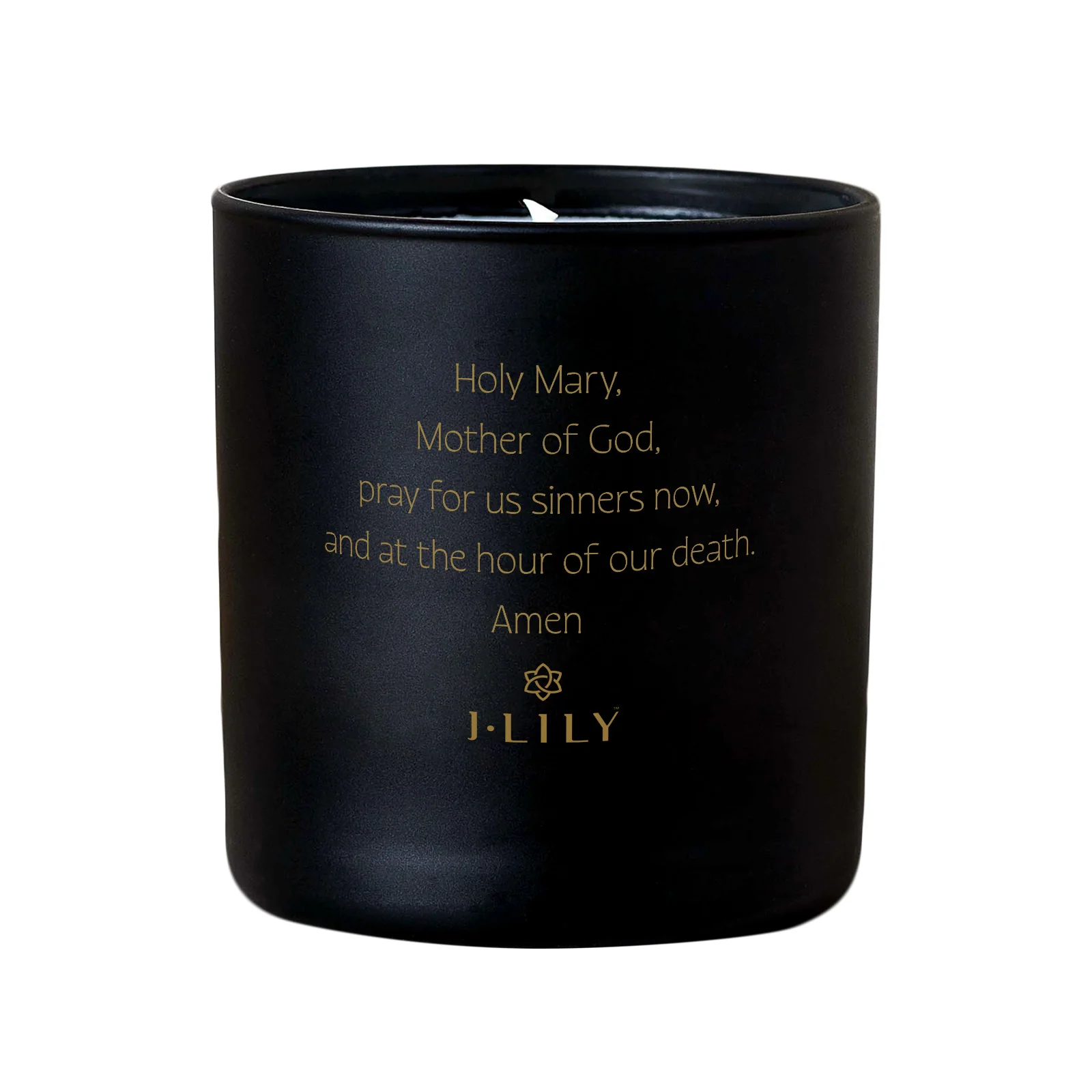 Hail Mary Botanical Prayer Candle - Image 3