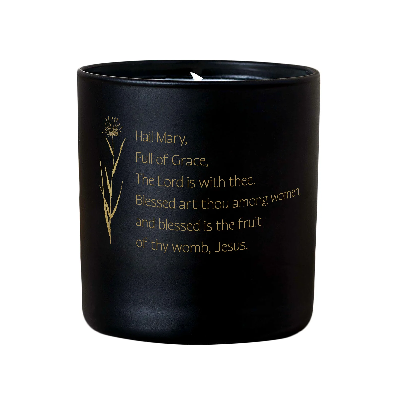 Hail Mary Botanical Prayer Candle - Image 4