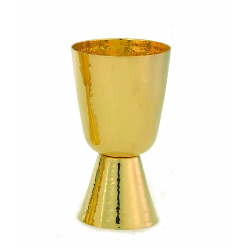 Hammered Gold-Tone Communion Cup