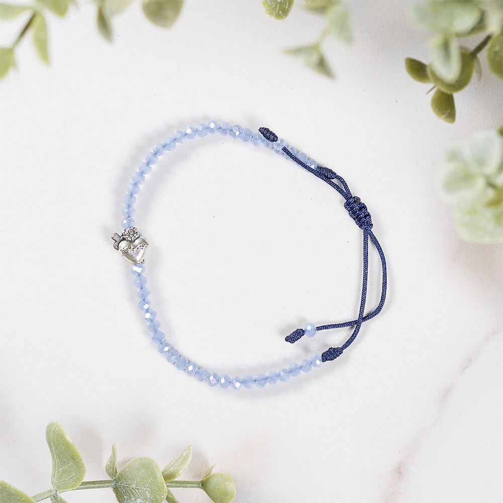 Handcrafted Immaculate Heart Beaded Bracelet - Image 3