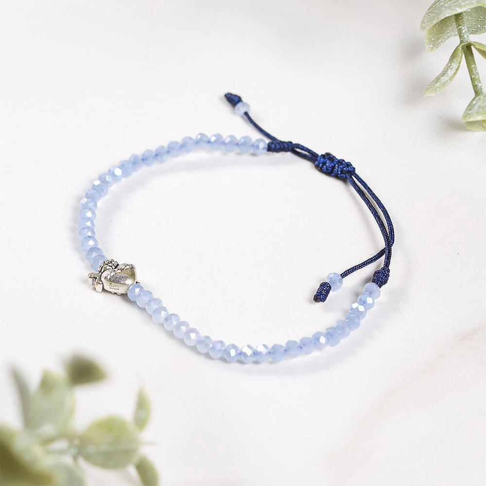 Handcrafted Immaculate Heart Beaded Bracelet - Image 4