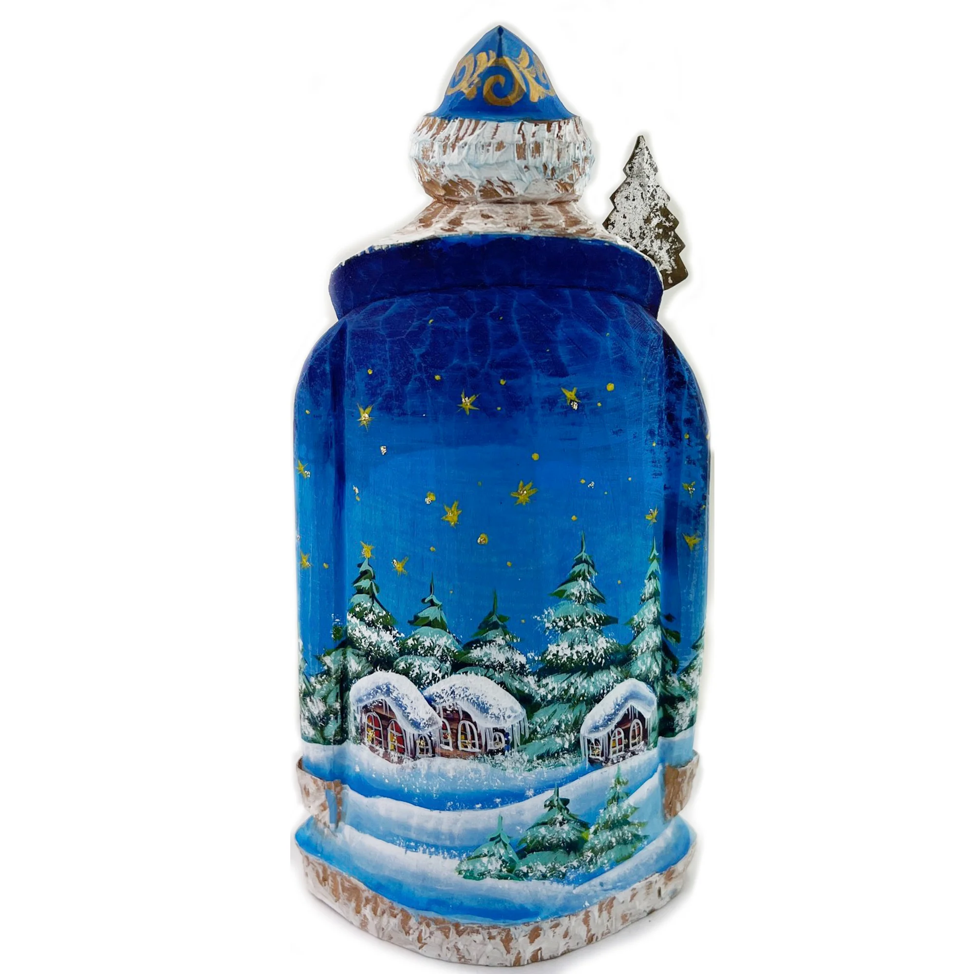 Handmade Russian St. Nicholas Nativity Statue - 8" - Image 3
