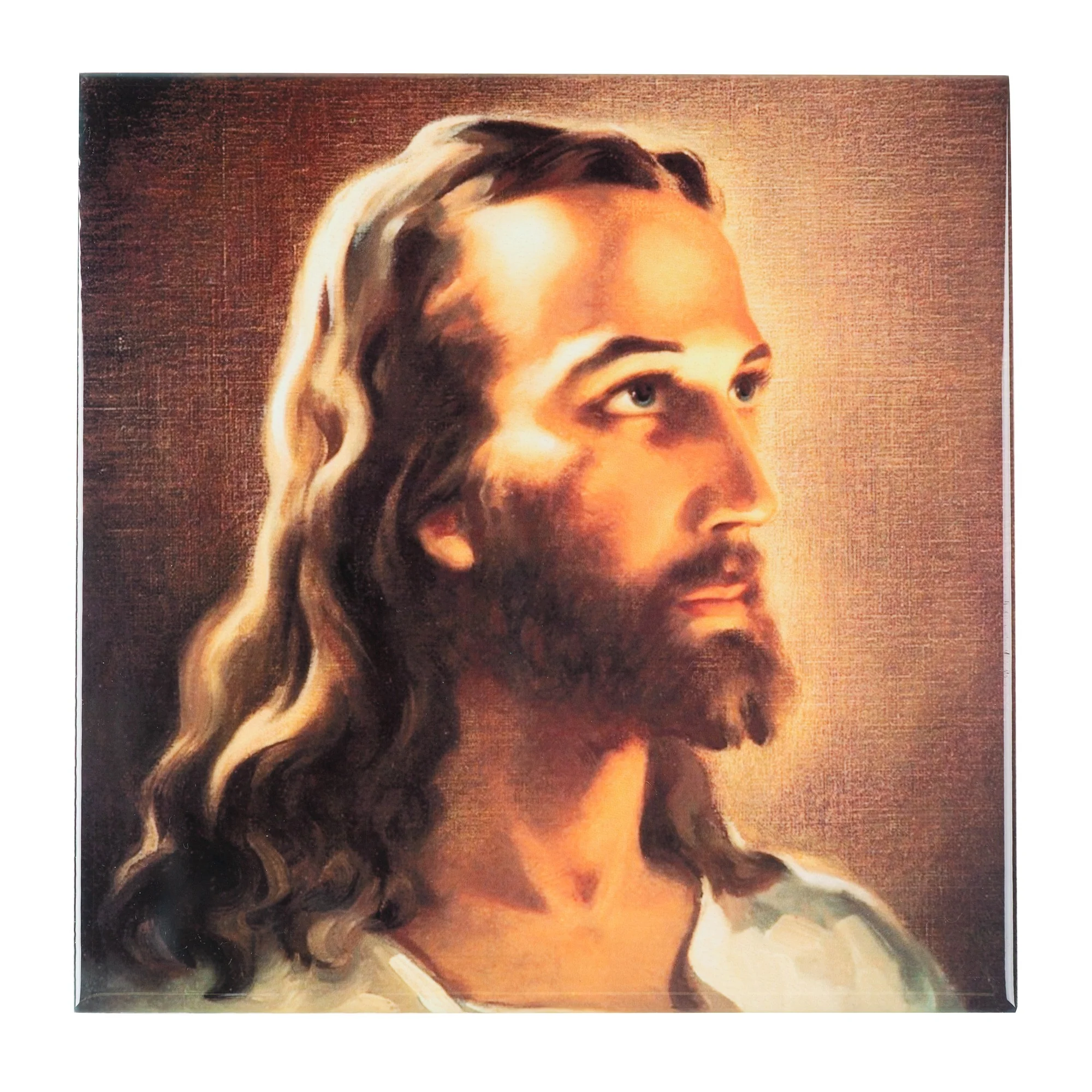 Head of Christ Ceramic Tile - Image 2