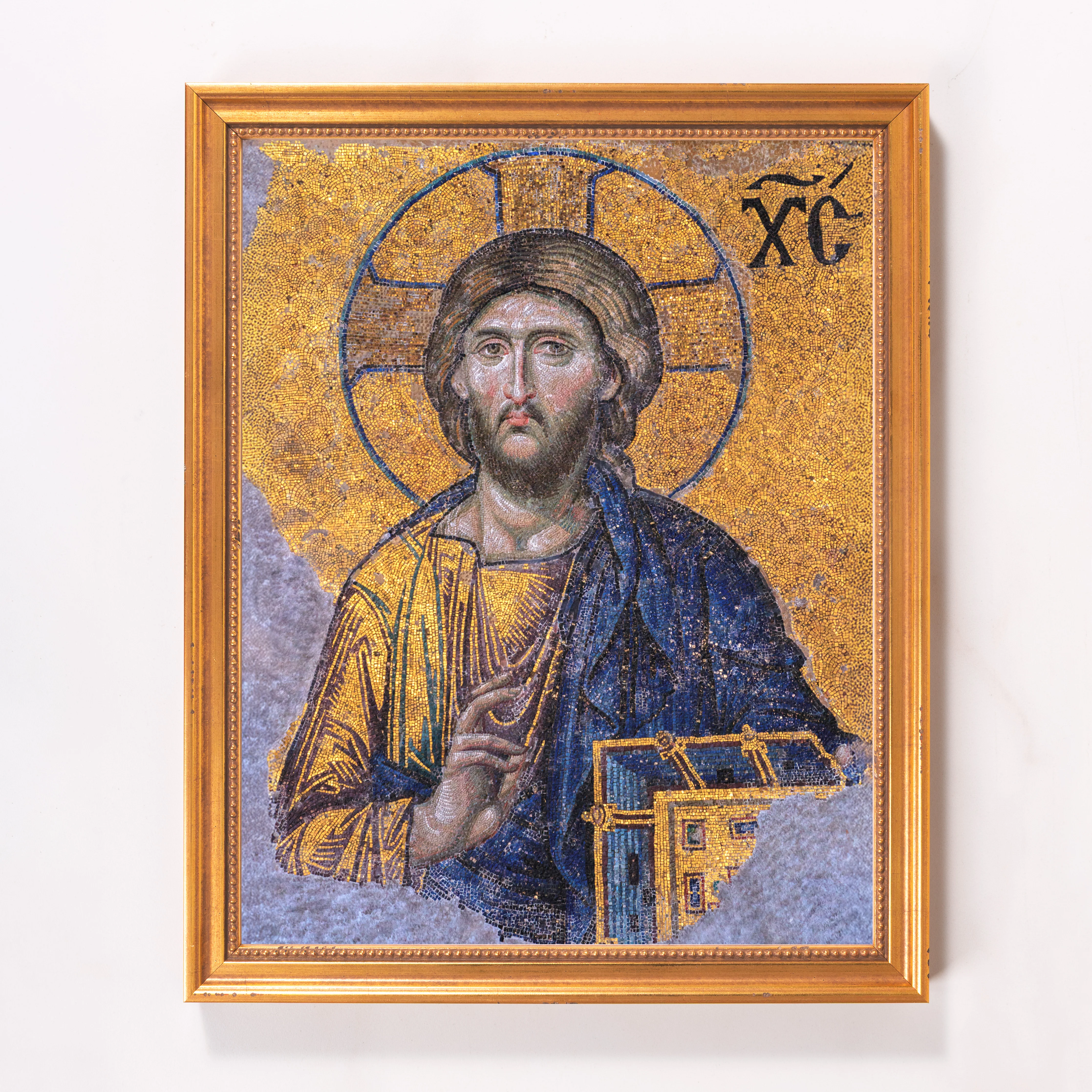 Head of Christ Mosaic Framed Canvas - Sacred Classics Collection - Image 5