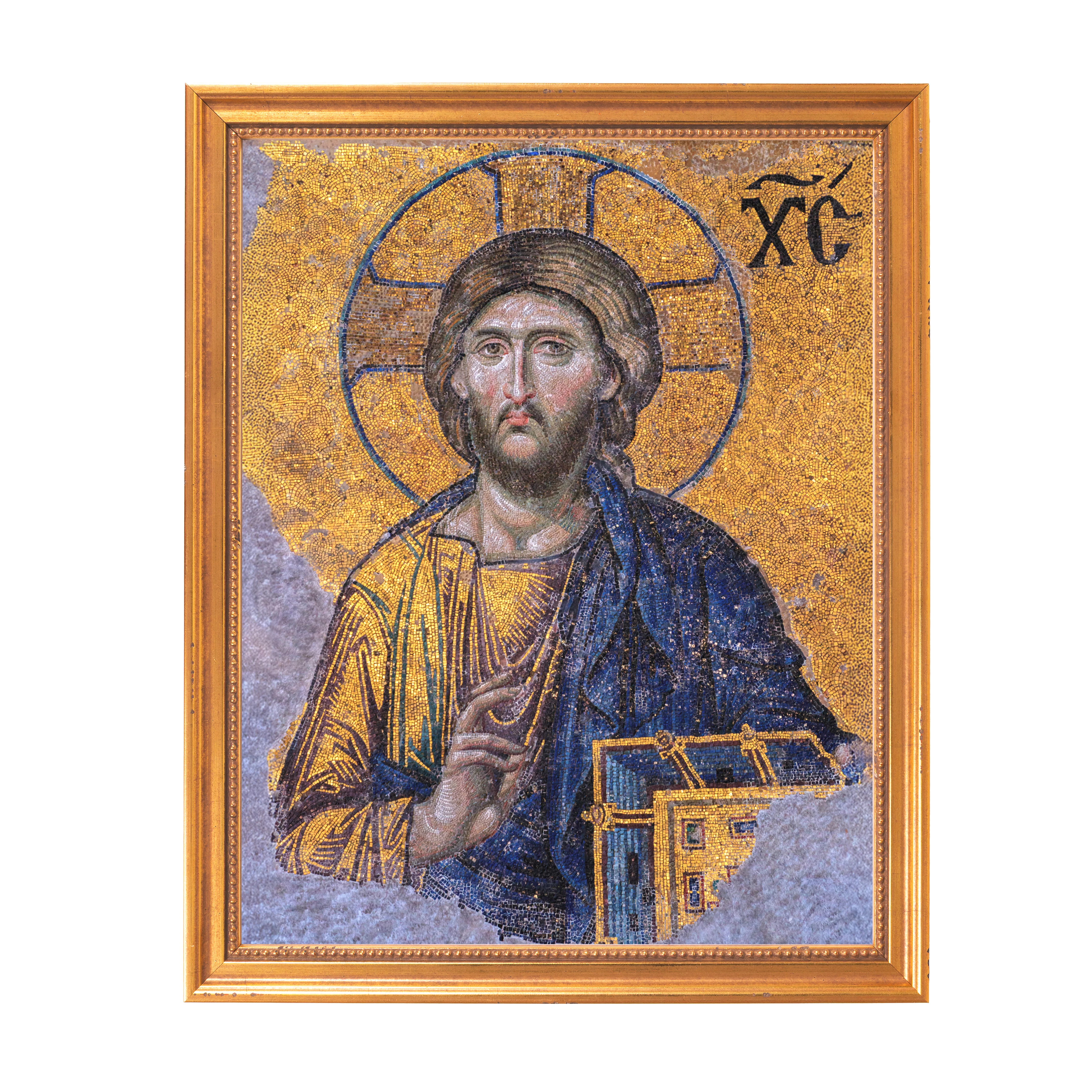 Head of Christ Mosaic Framed Canvas - Sacred Classics Collection - Image 6