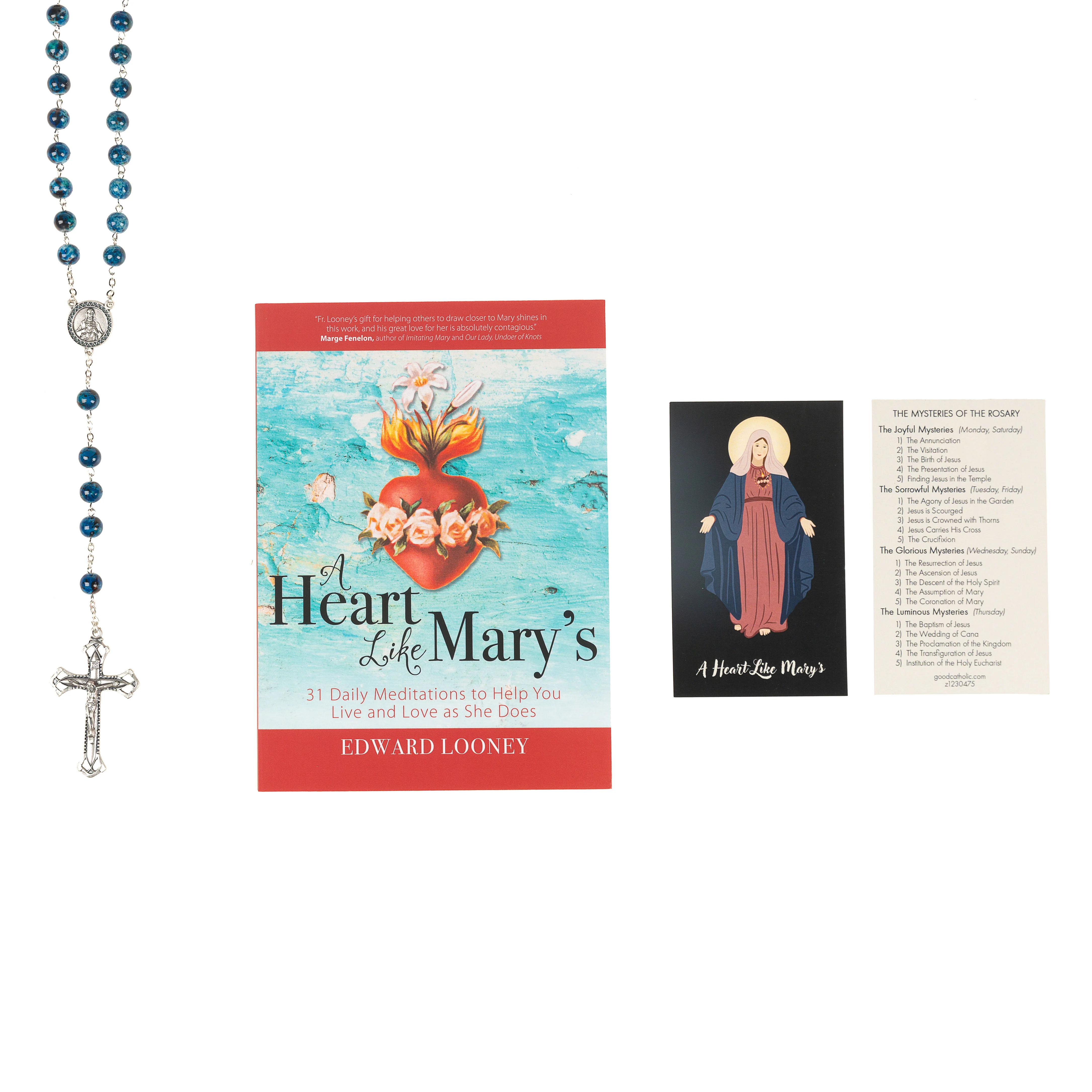 Heart Like Mary's Retreat/Book/Rosary Set - Image 2