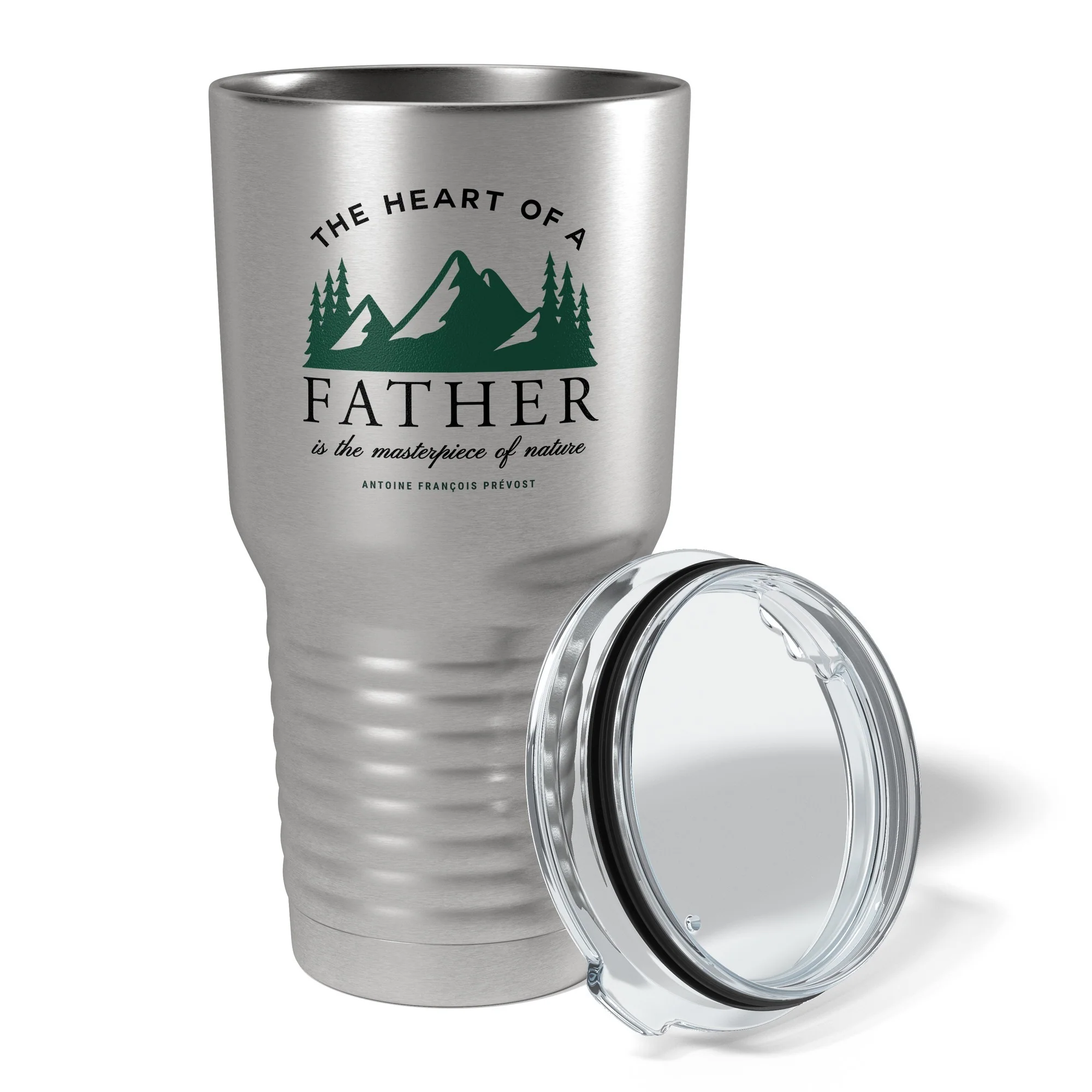 Heart of a Father Stainless 30oz Tumbler - Image 2