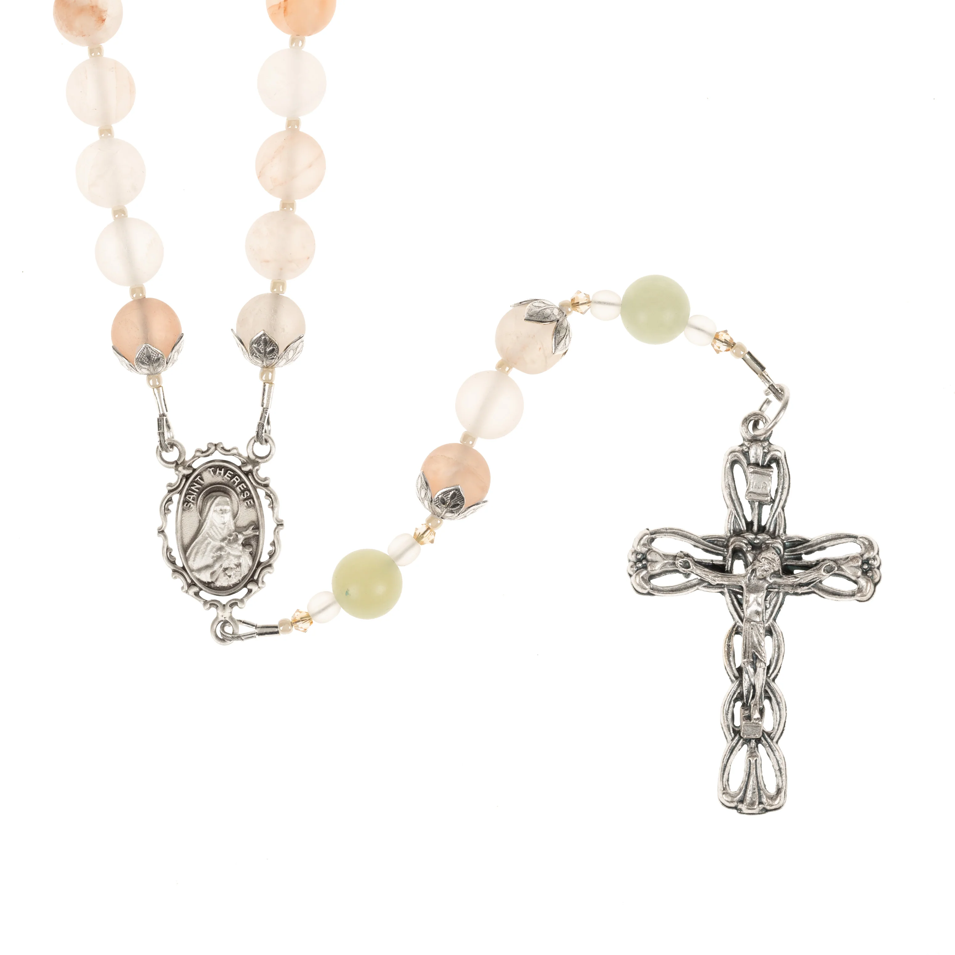 Heart of a Mother St. Therese Rosary - Image 2