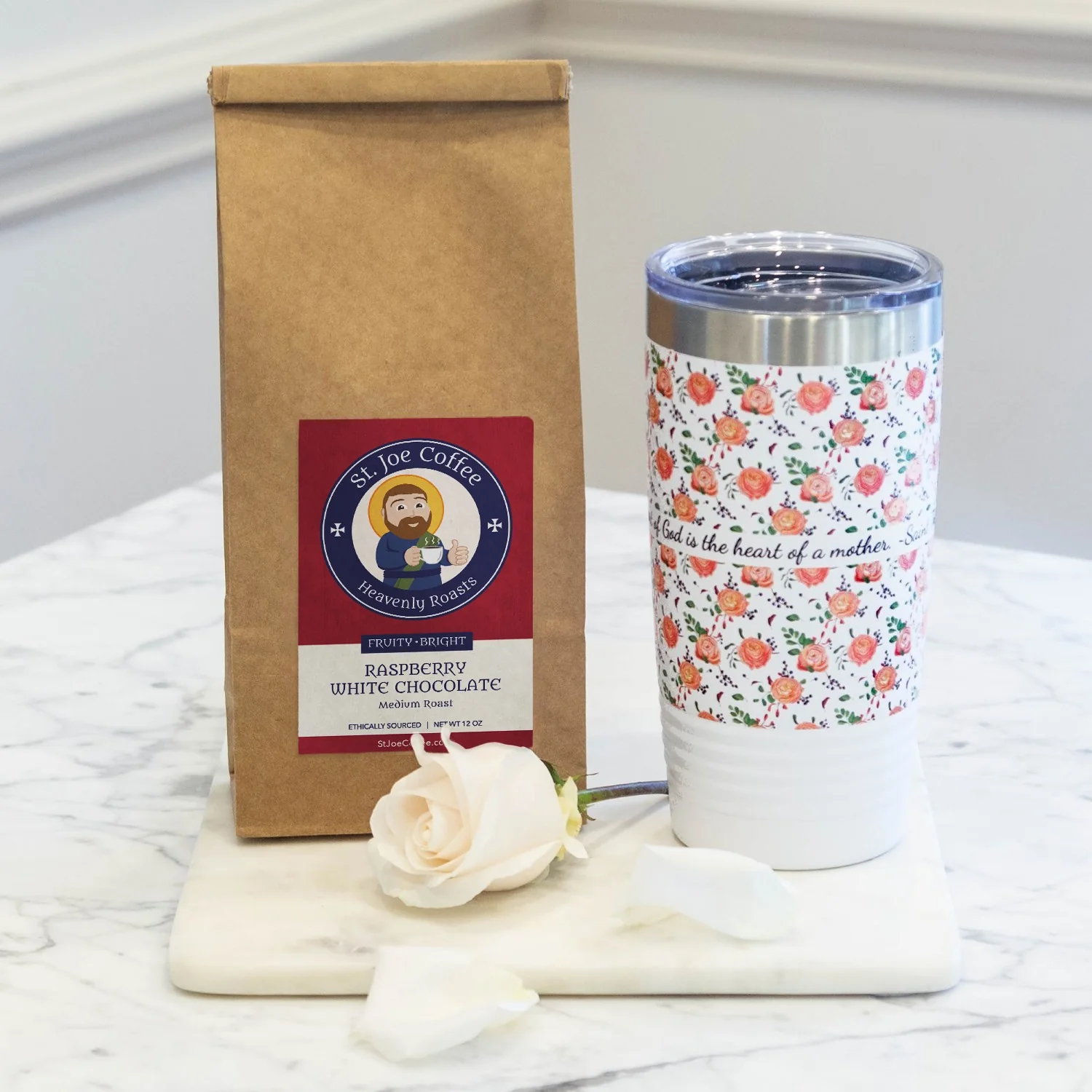 Heart of a Mother Tumbler & Coffee Gift Box