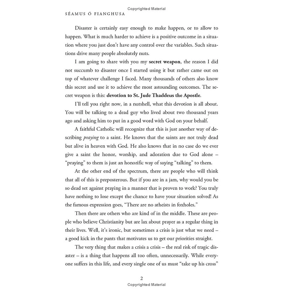 Heaven Help Us, Now! A Self Help Guide to God's Own First Responder, St. Jude Thaddeus - Image 7