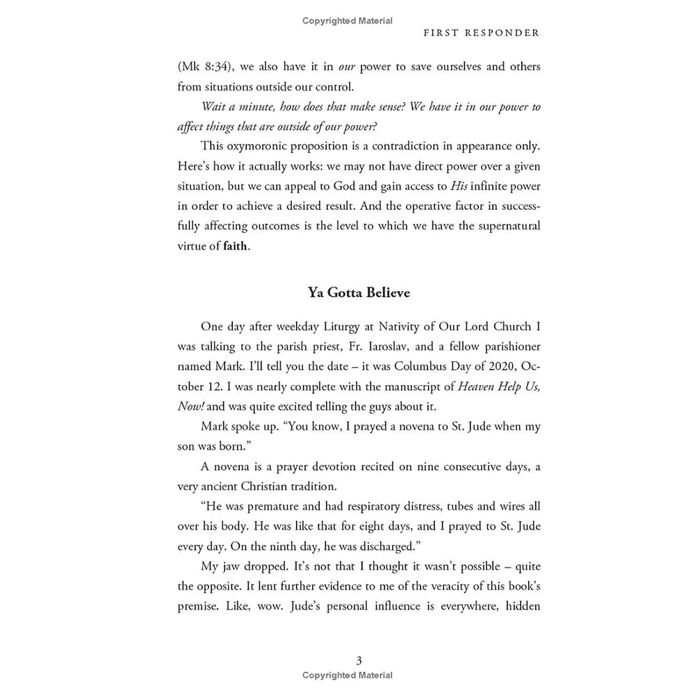 Heaven Help Us, Now! A Self Help Guide to God's Own First Responder, St. Jude Thaddeus - Image 8