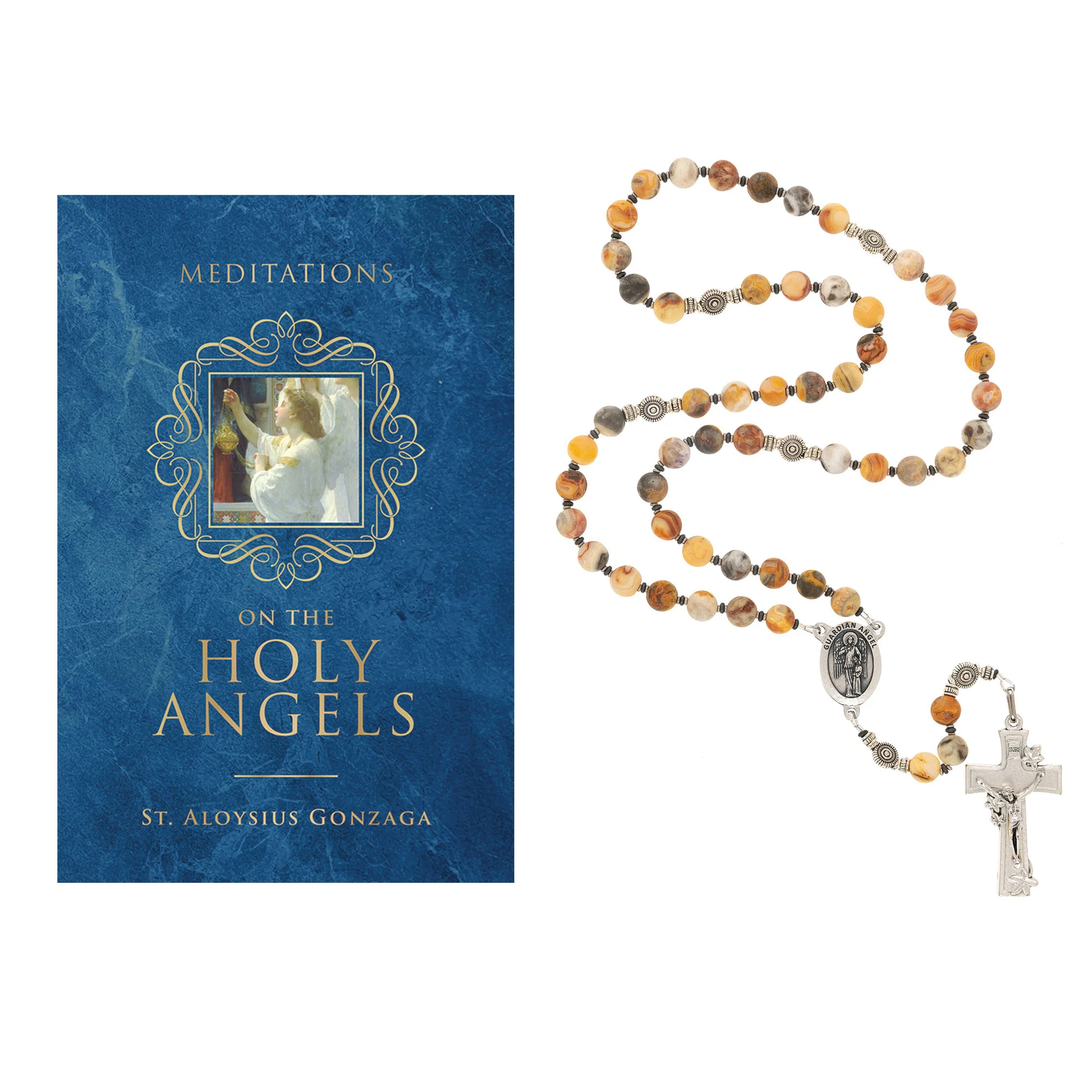 Heavenly Angels Rosary & Meditations on the Holy Angels Book (Gift Set) - Image 2