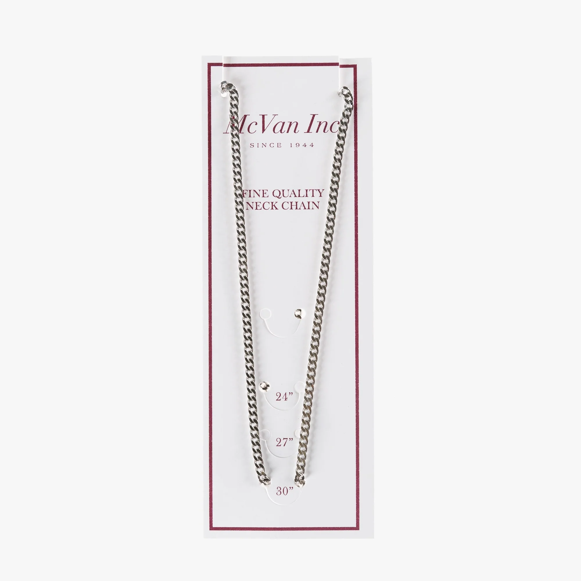 Heavy Rhodium Plated Chain - Image 2