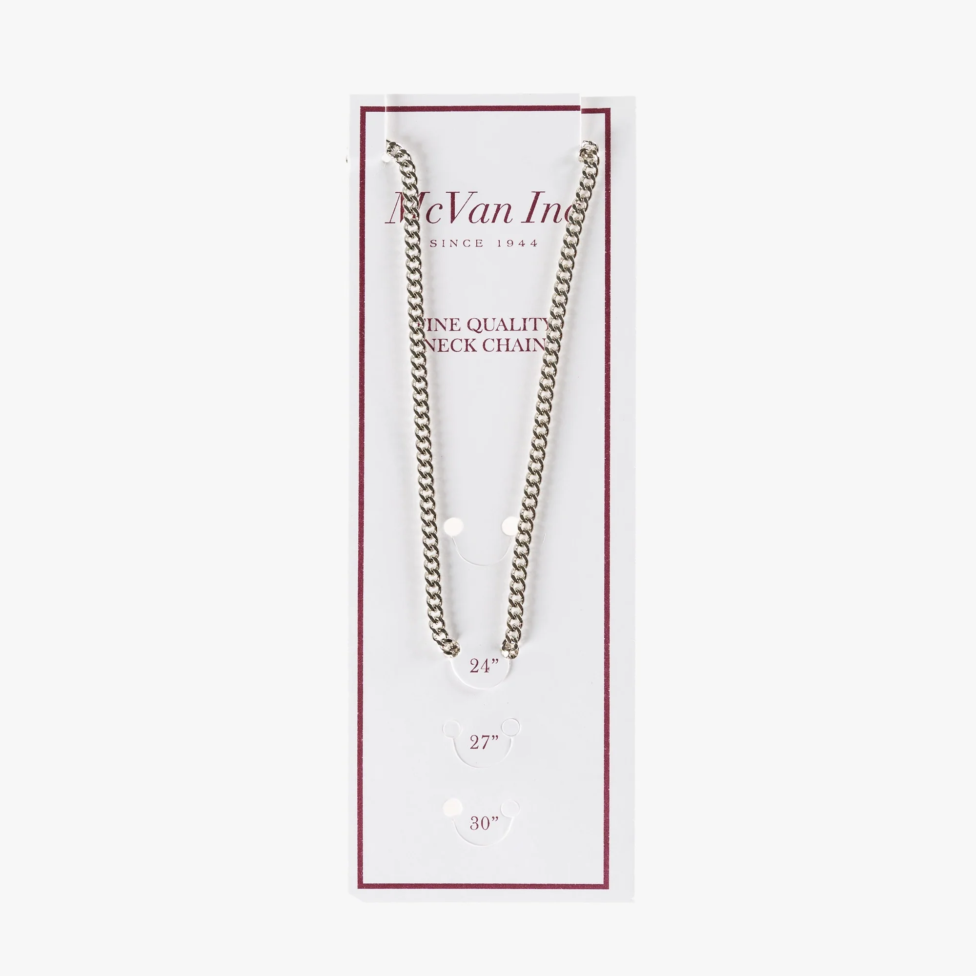 Heavy Rhodium Plated Chain - Image 3