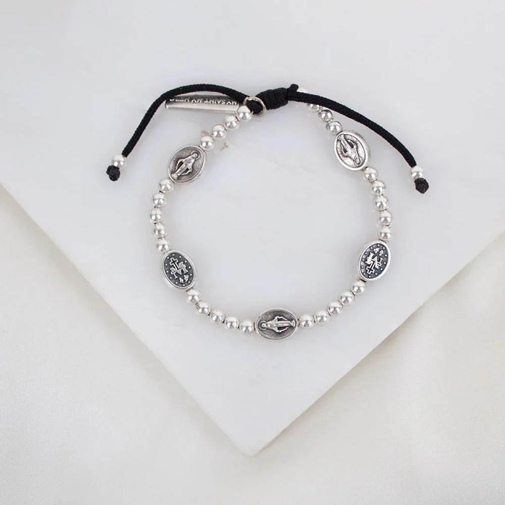 Held By Mary Miraculous Medal Bracelet