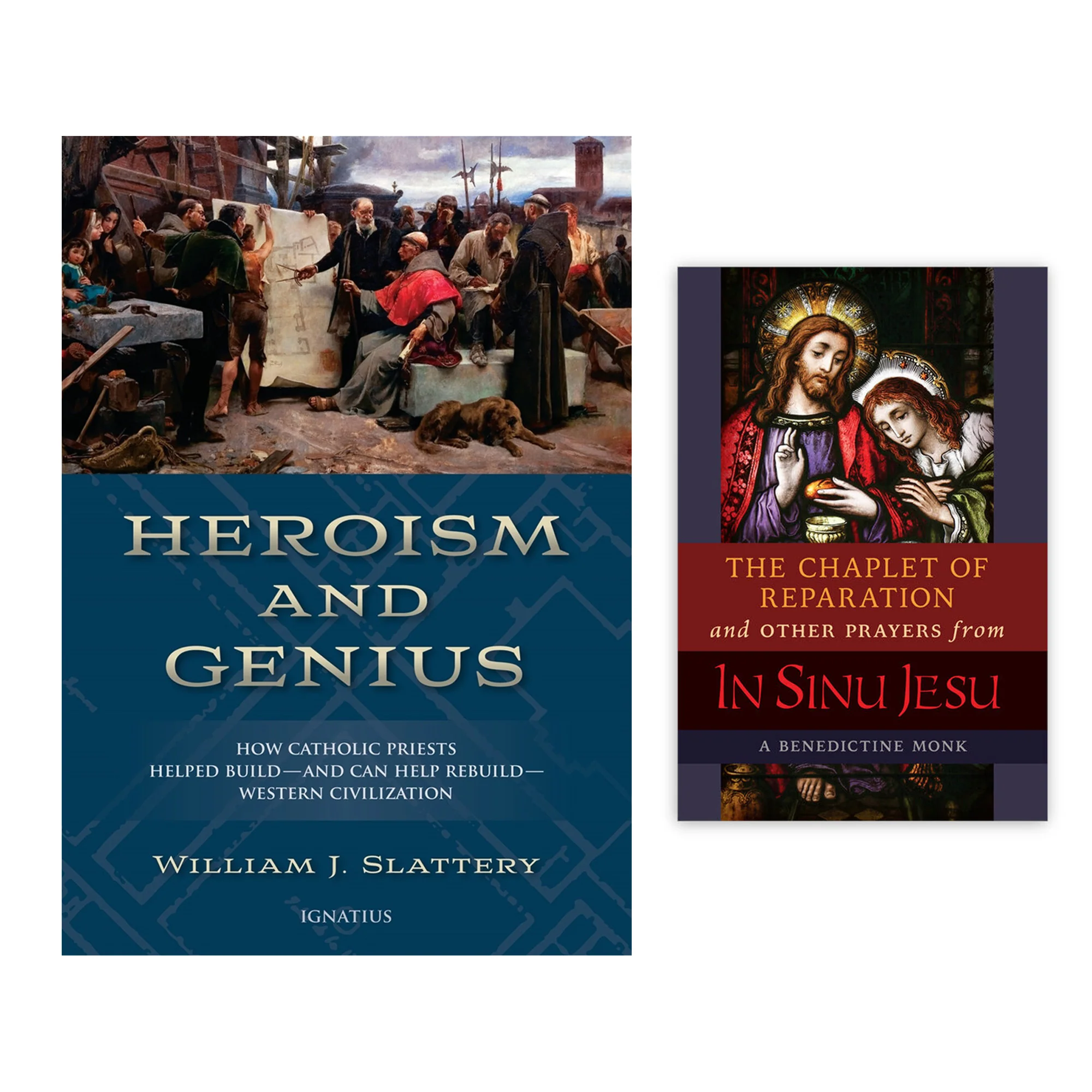 Heroism and Genius: How Catholic Priests Helped Build and Can Help Rebuild Western Civilization & The Chaplet of Reparation and Other Prayers (2 Book Set) - Image 2