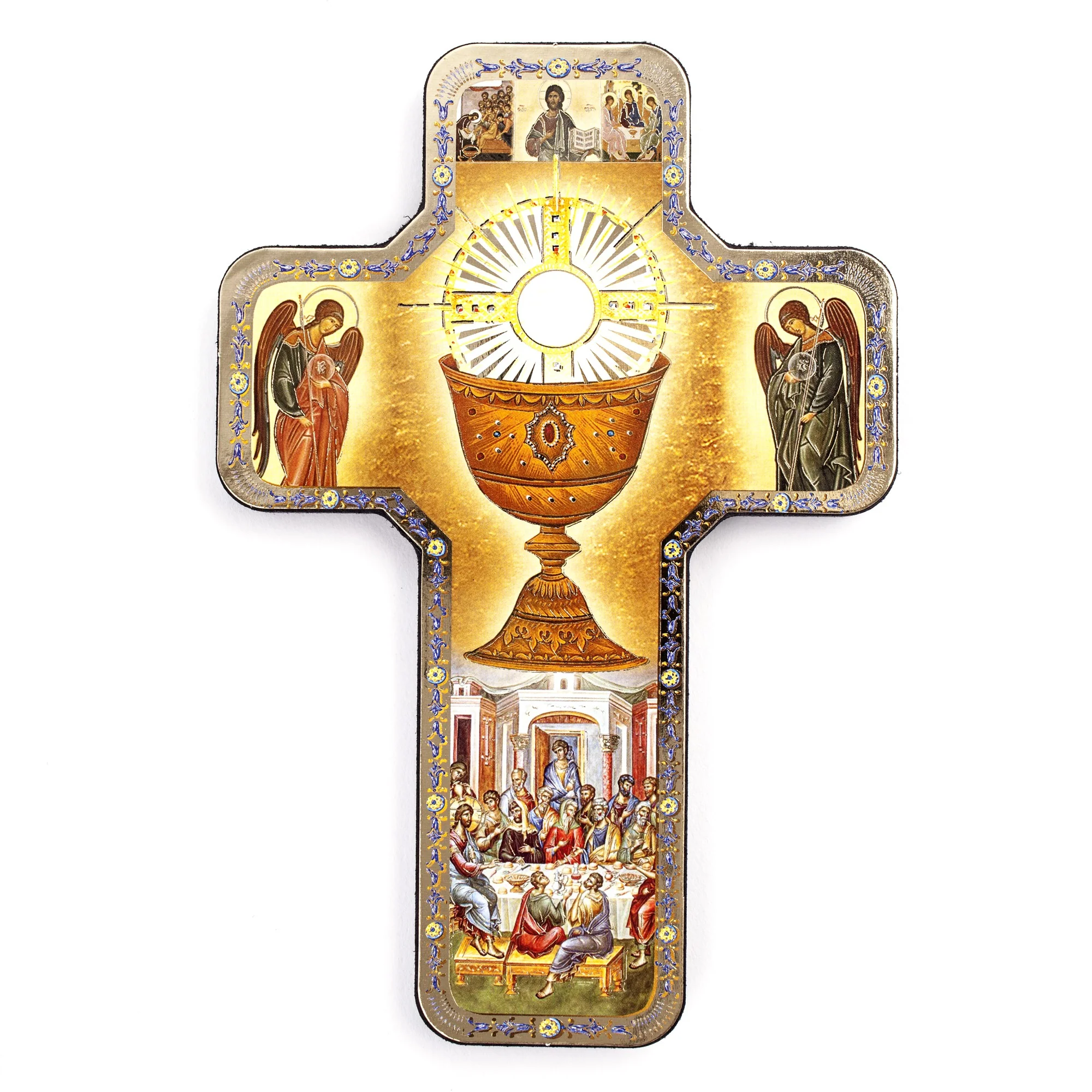 Holy Eucharist Icon Cross - Image 2