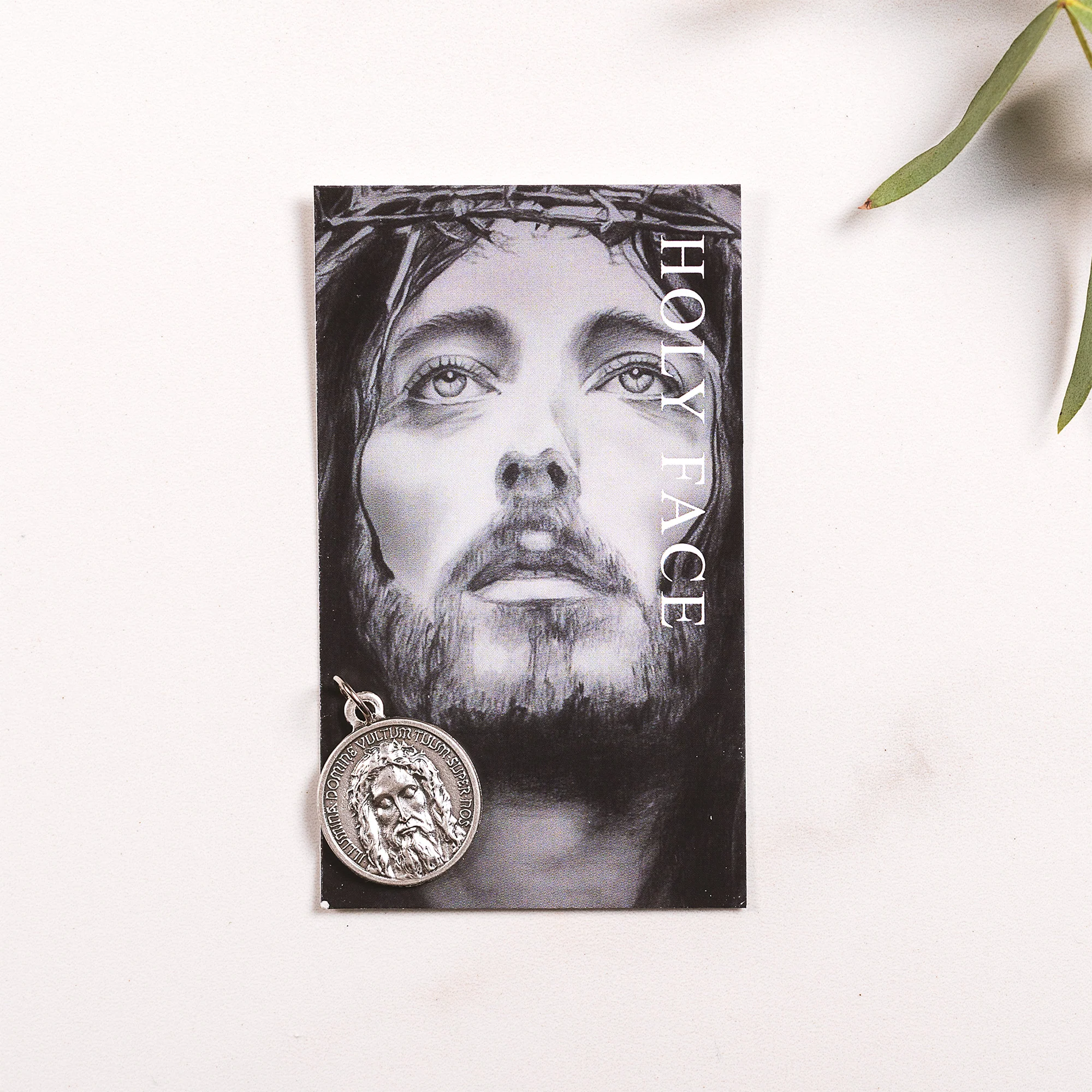 Holy Face Prayer Card & Medal - Image 3