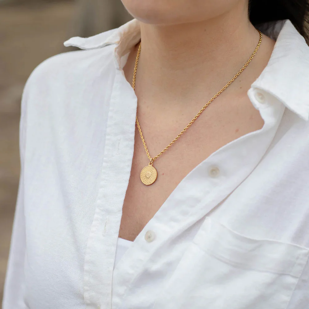 Holy Face Seek Him Necklace - 18" or 24" Chain - Image 4