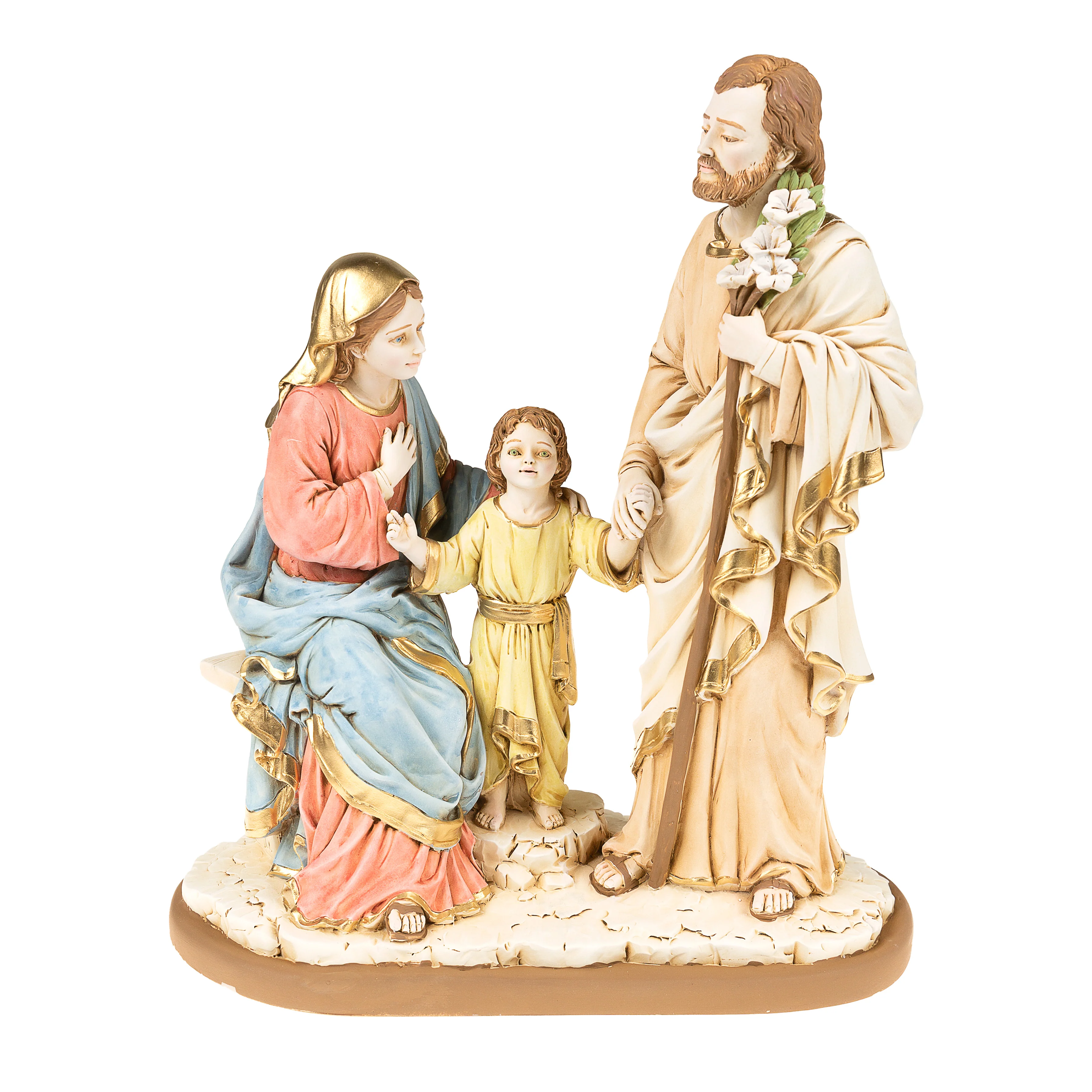 Holy Family Colored Statue - 13" - Image 2