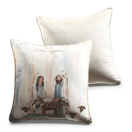 Holy Family Decorative Pillow - 18" - Image 2