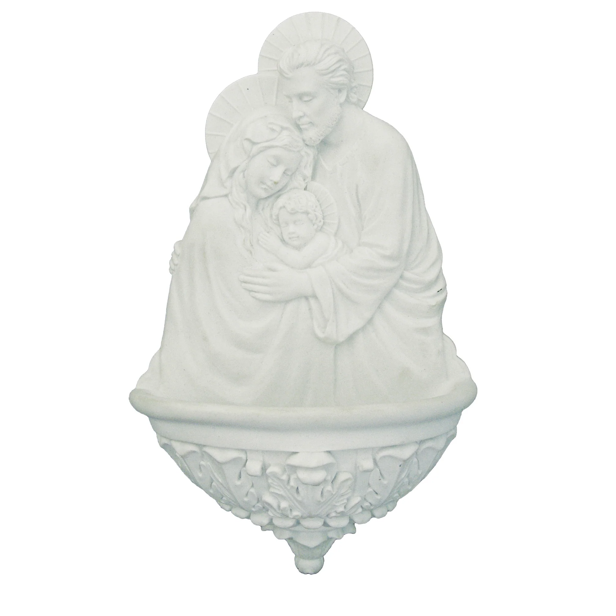 Holy Family Holy Water Font - 9"