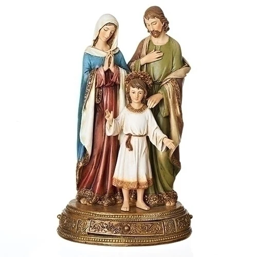 Holy Family Heavenly Protector Statue, 10.5 inches - Image 2