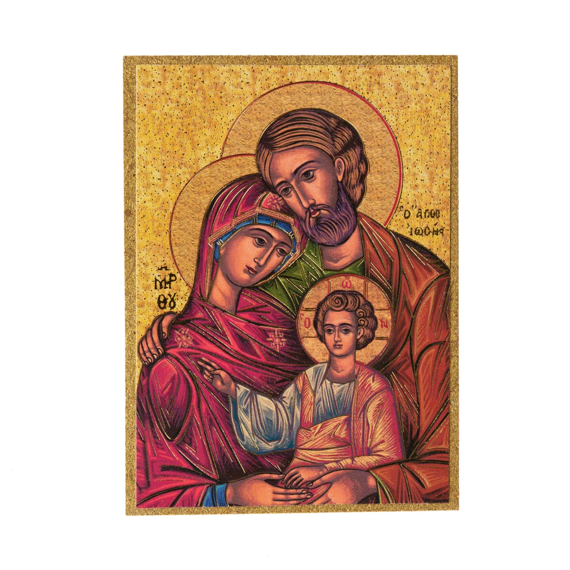 Holy Family Miniature Italian Icon - Image 2