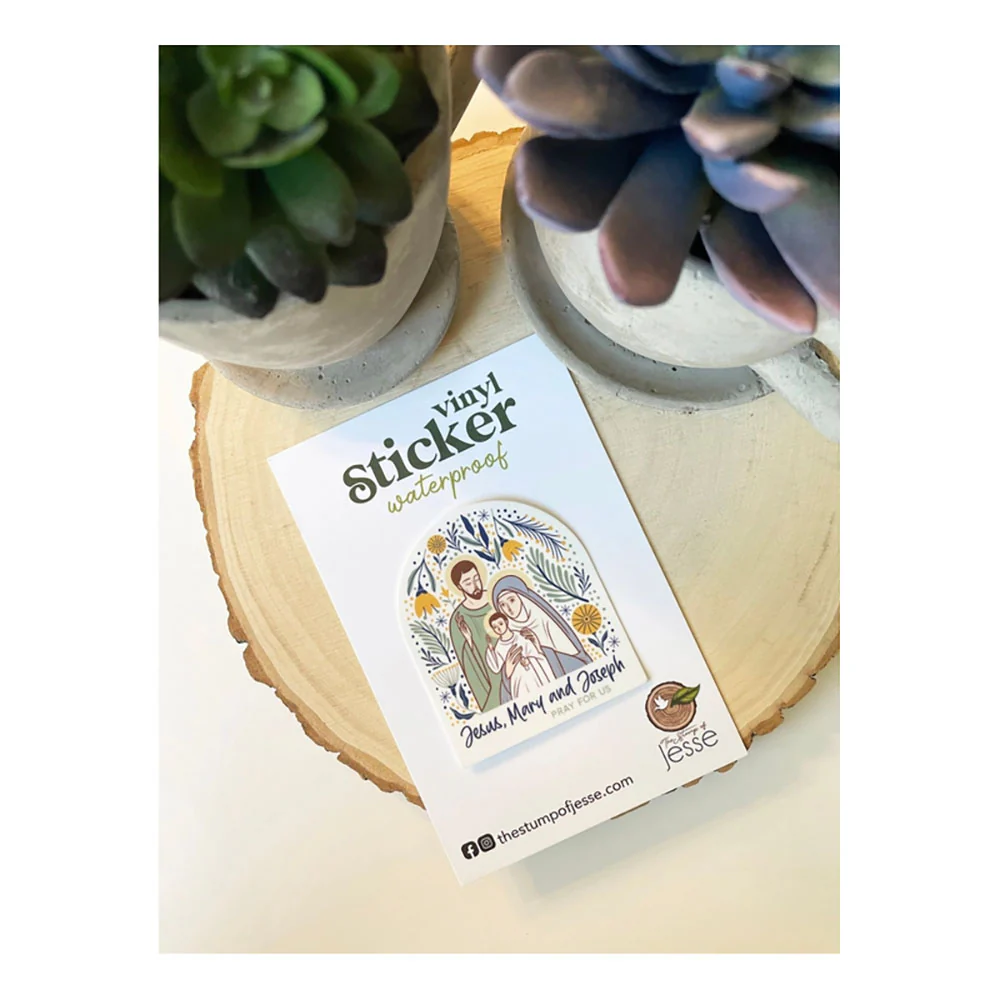 Holy Family Vinyl Sticker - Image 2