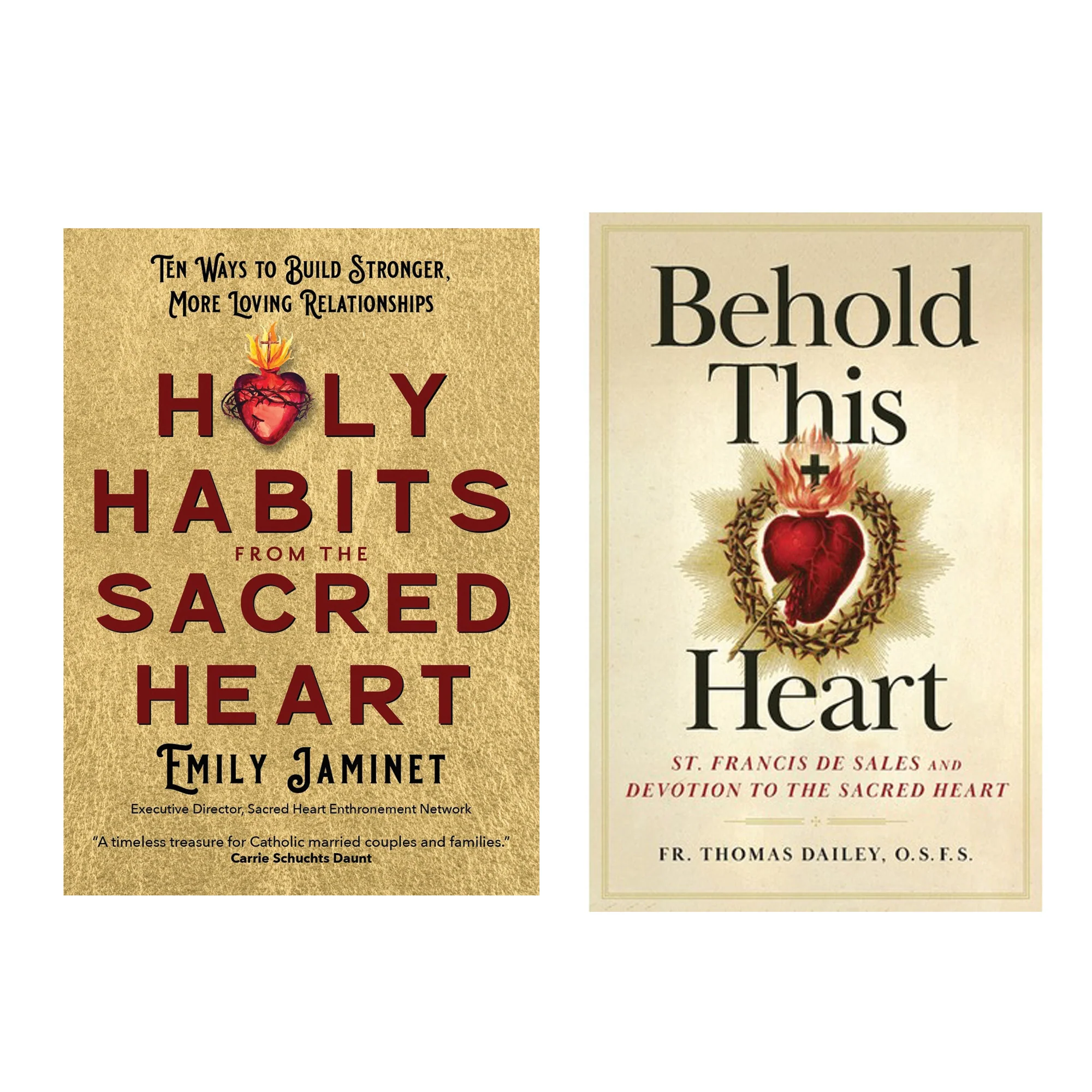 Holy Habits from the Sacred Heart: Ten Ways to Build Stronger, More Loving Relationships & Behold This Heart: St. Francis de Sales and Devotion to the Sacred Heart (2 Book Set) - Image 2