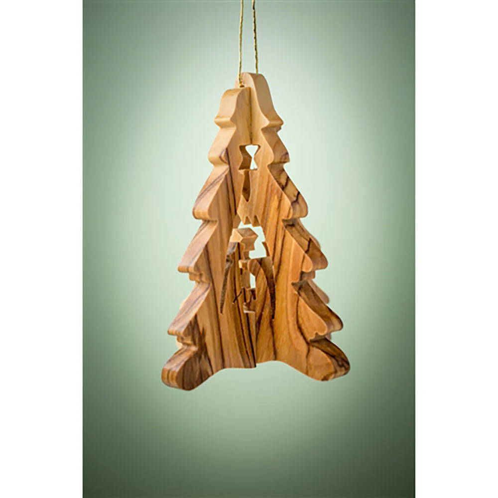 Holy Land 3D Christmas Tee & Nativity Ornament - Image 2
