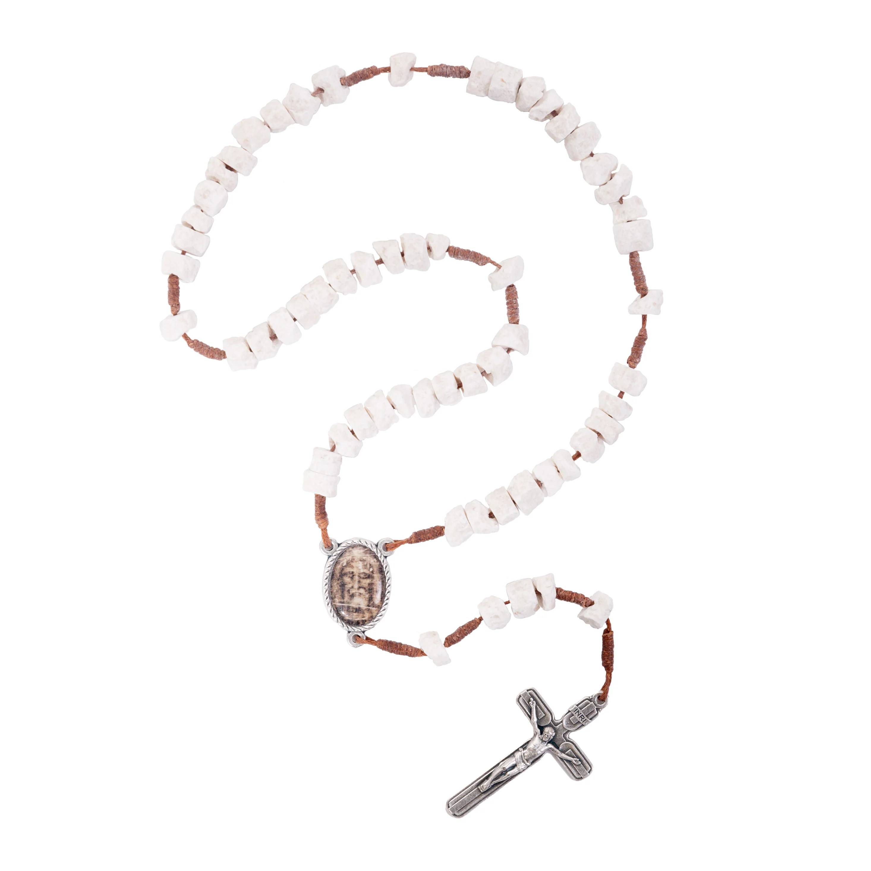 Holy Shroud Corded Rosary - Image 2