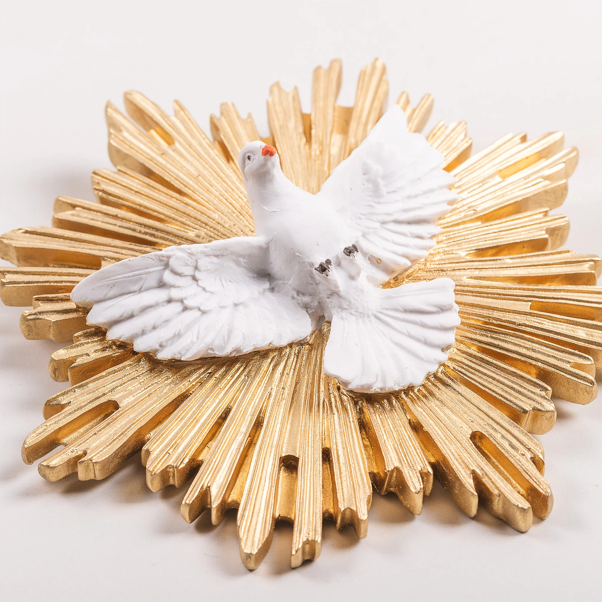 Holy Spirit Dove Wall Plaque - 7.5" x 7.5" - Image 2