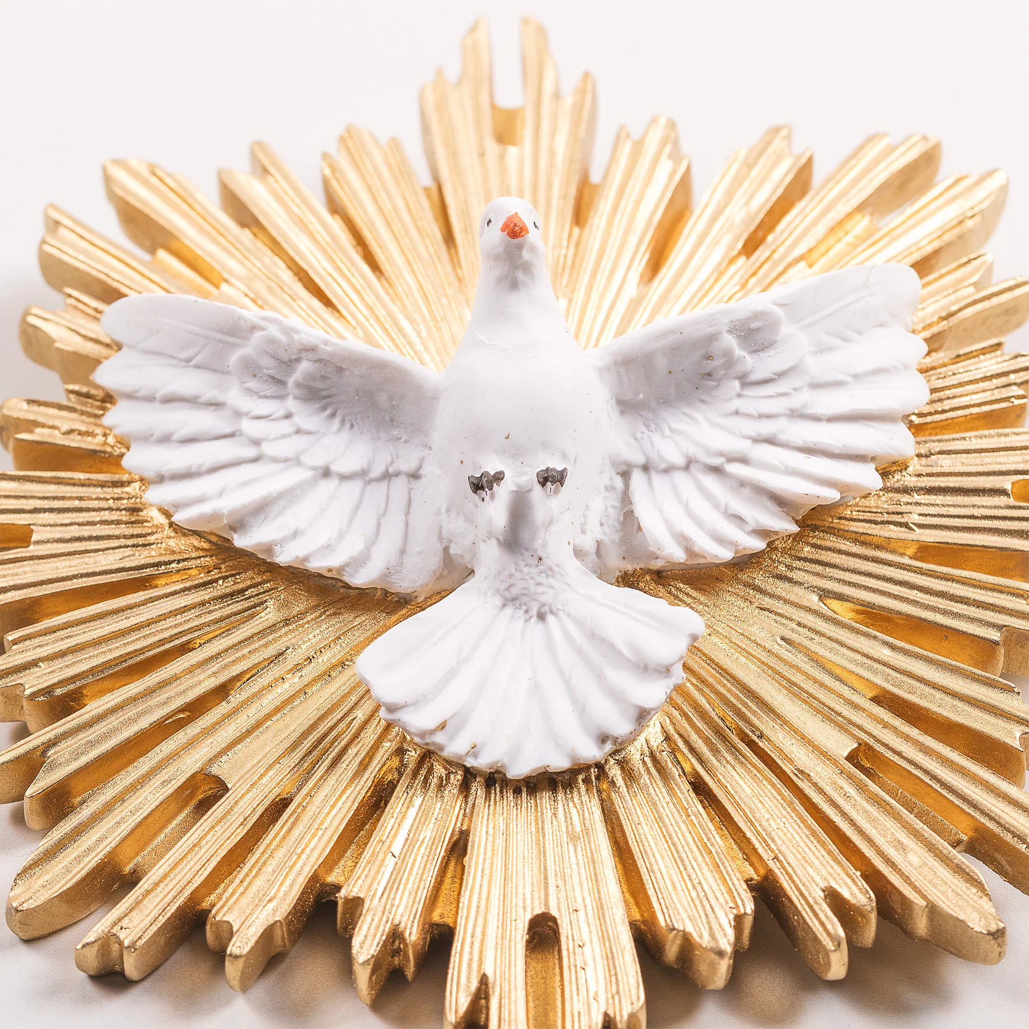 Holy Spirit Dove Wall Plaque - 7.5" x 7.5" - Image 4