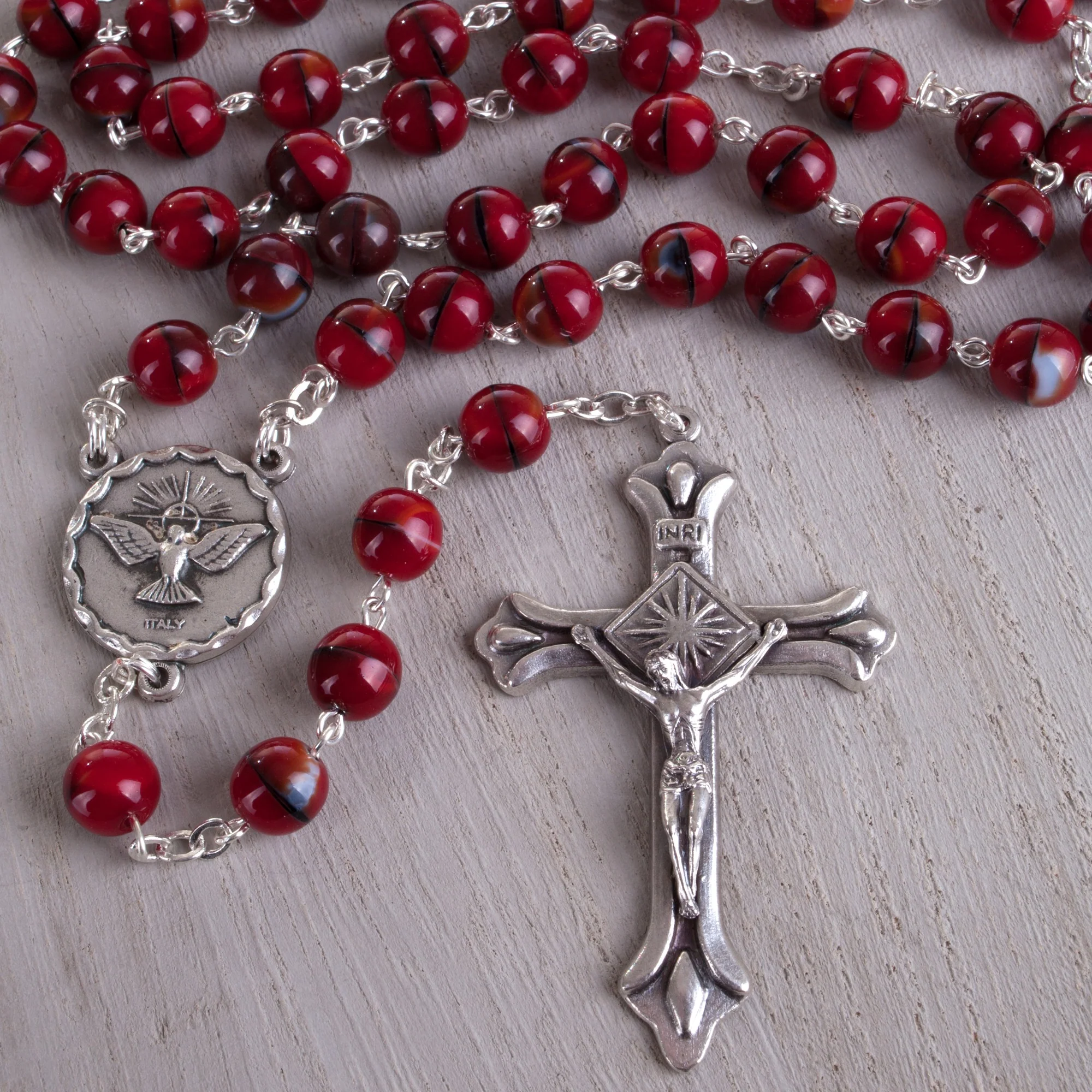 Holy Spirit Rosary - 7mm - Image 3